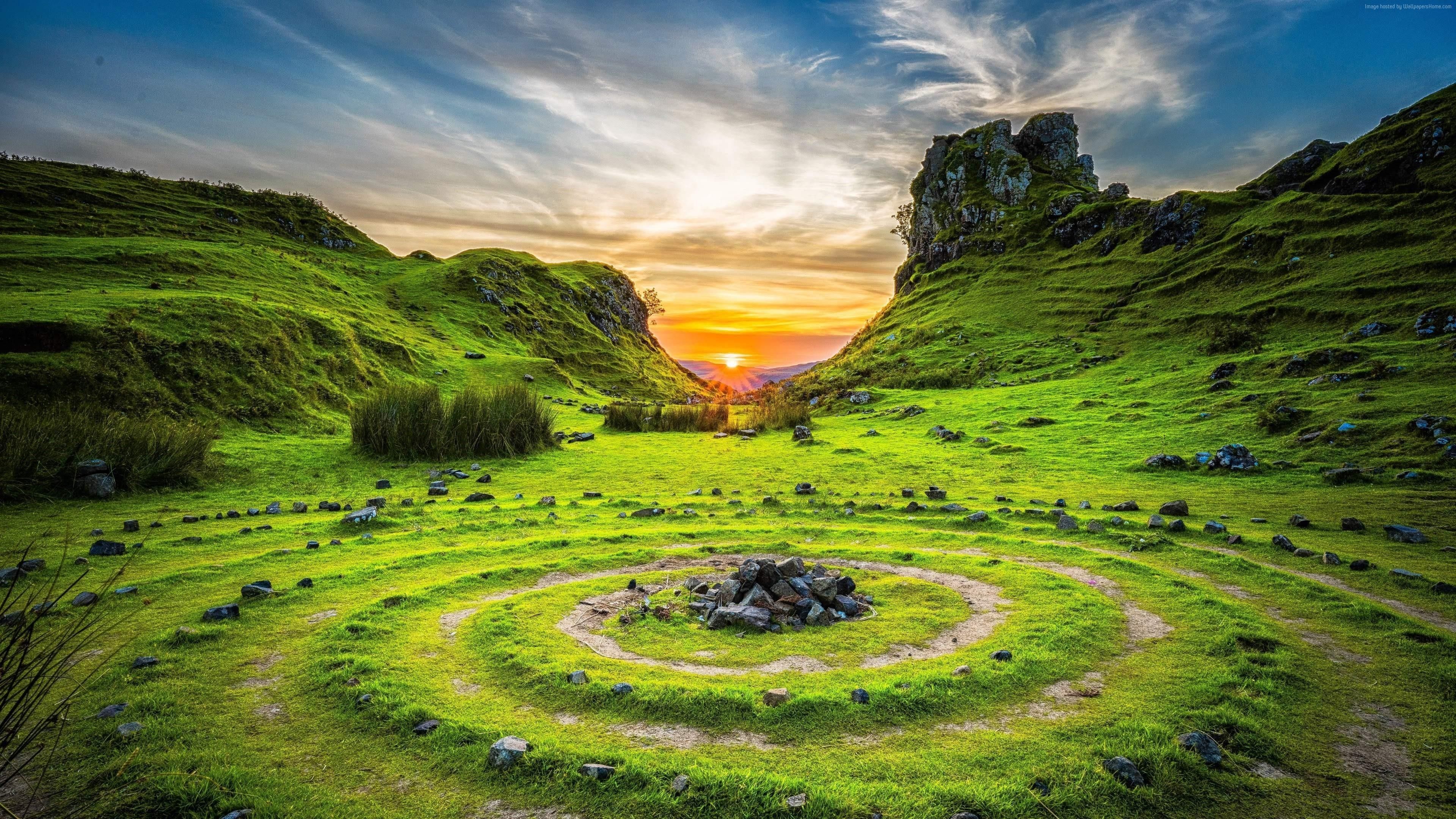 Fairy Glen, Isola di Skye, 3840x2160 Ultra HD, 4K TV