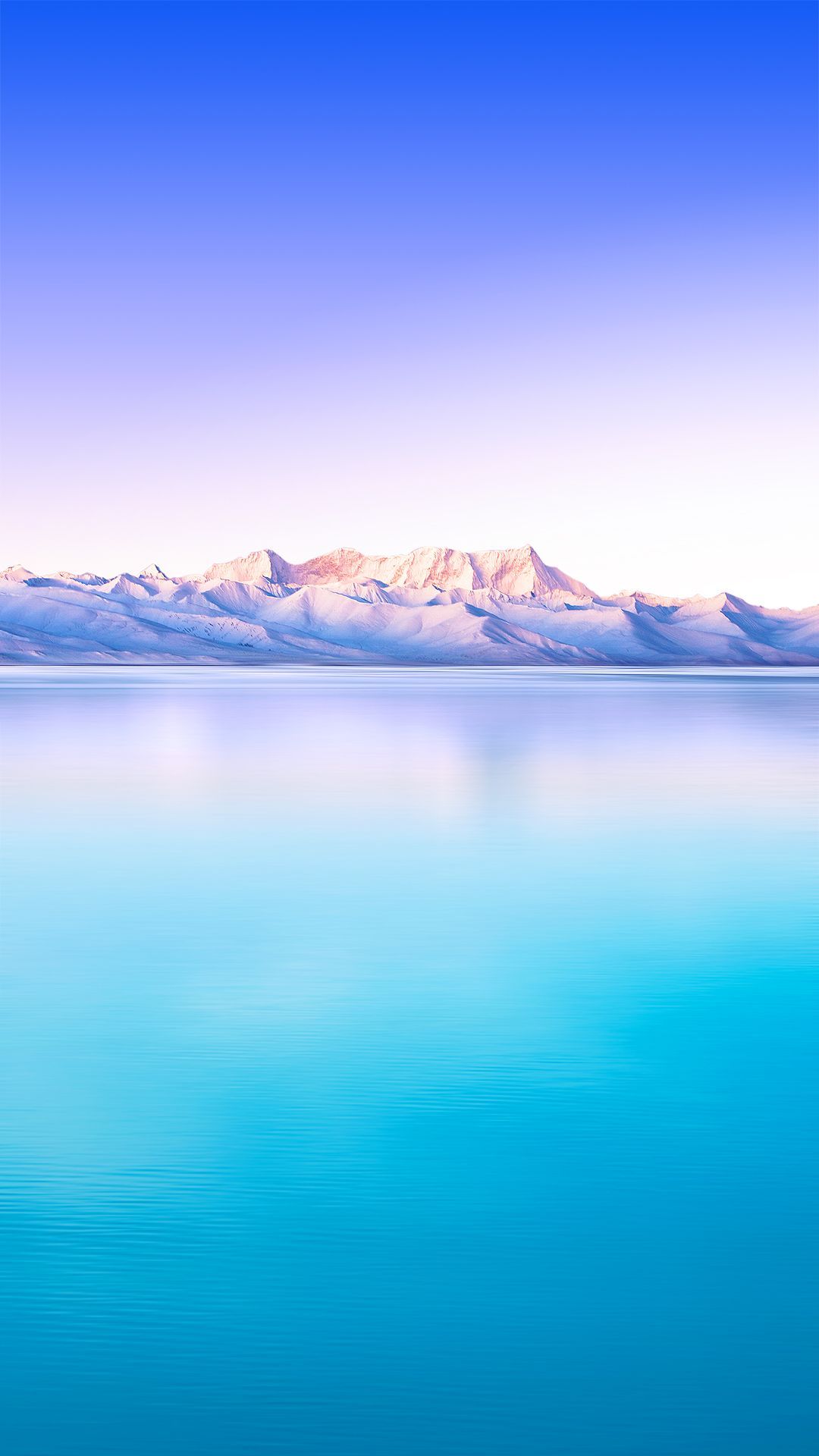 Lago blu turchese e montagne, 1080x1920 Verticale, Telefono