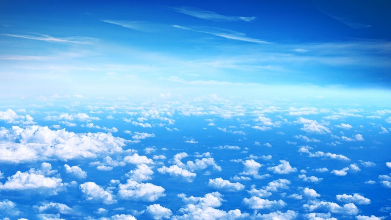 Nuvole e cielo blu, 1280x720 HD, Desktop