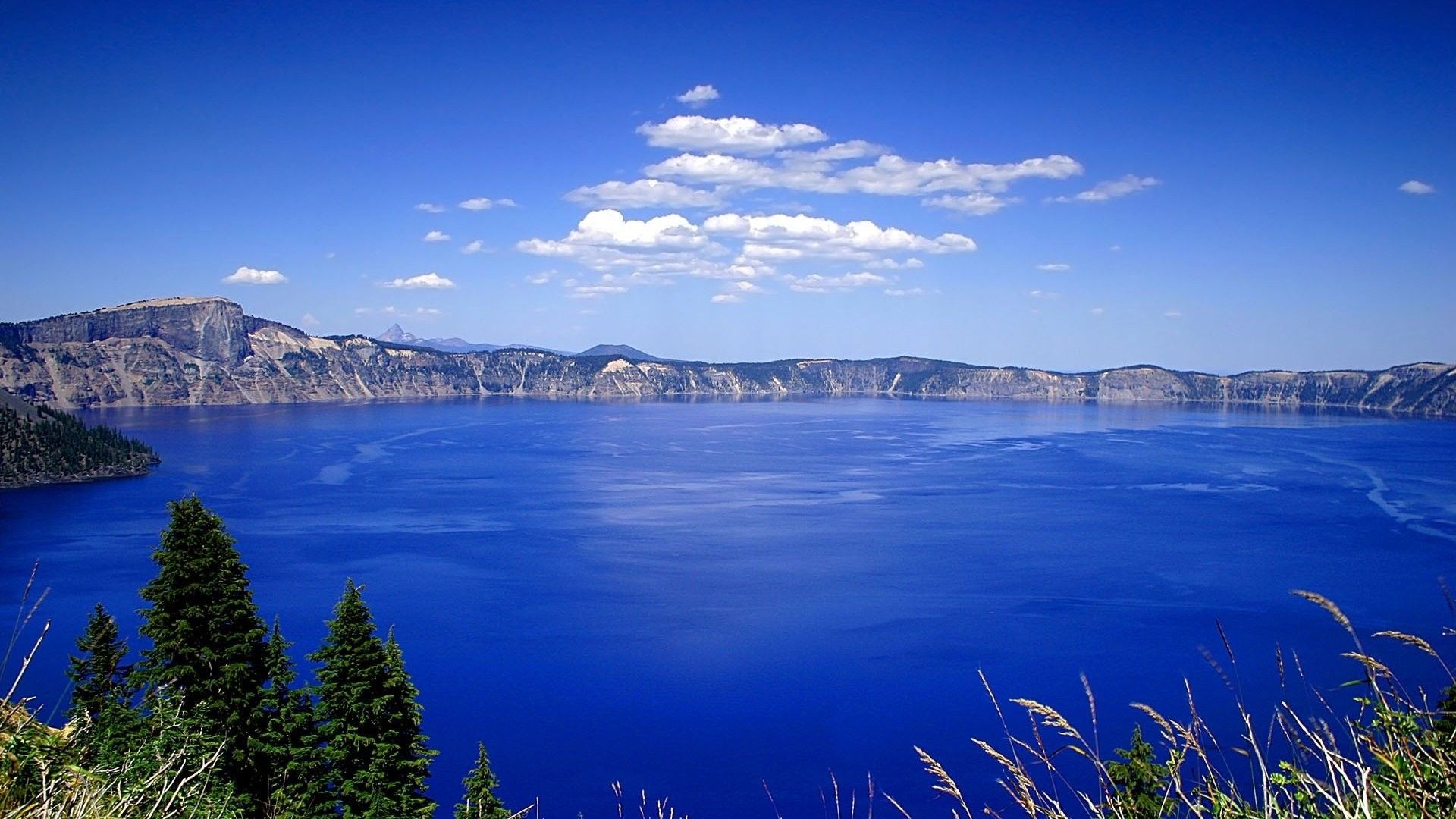 Lago blu con montagne, 1920x1080 1080p, PC Desktop