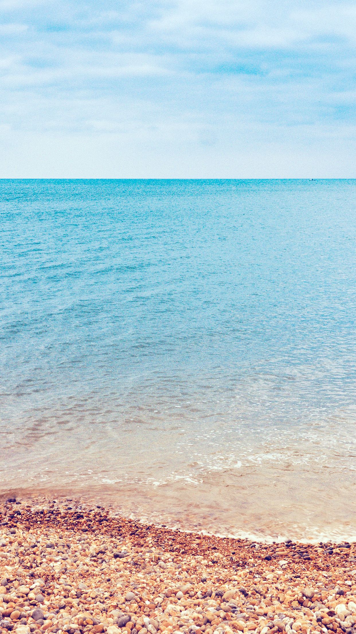 Spiaggia mare azzurro cielo, 1242x2208 Full HD Verticale, Smartphone