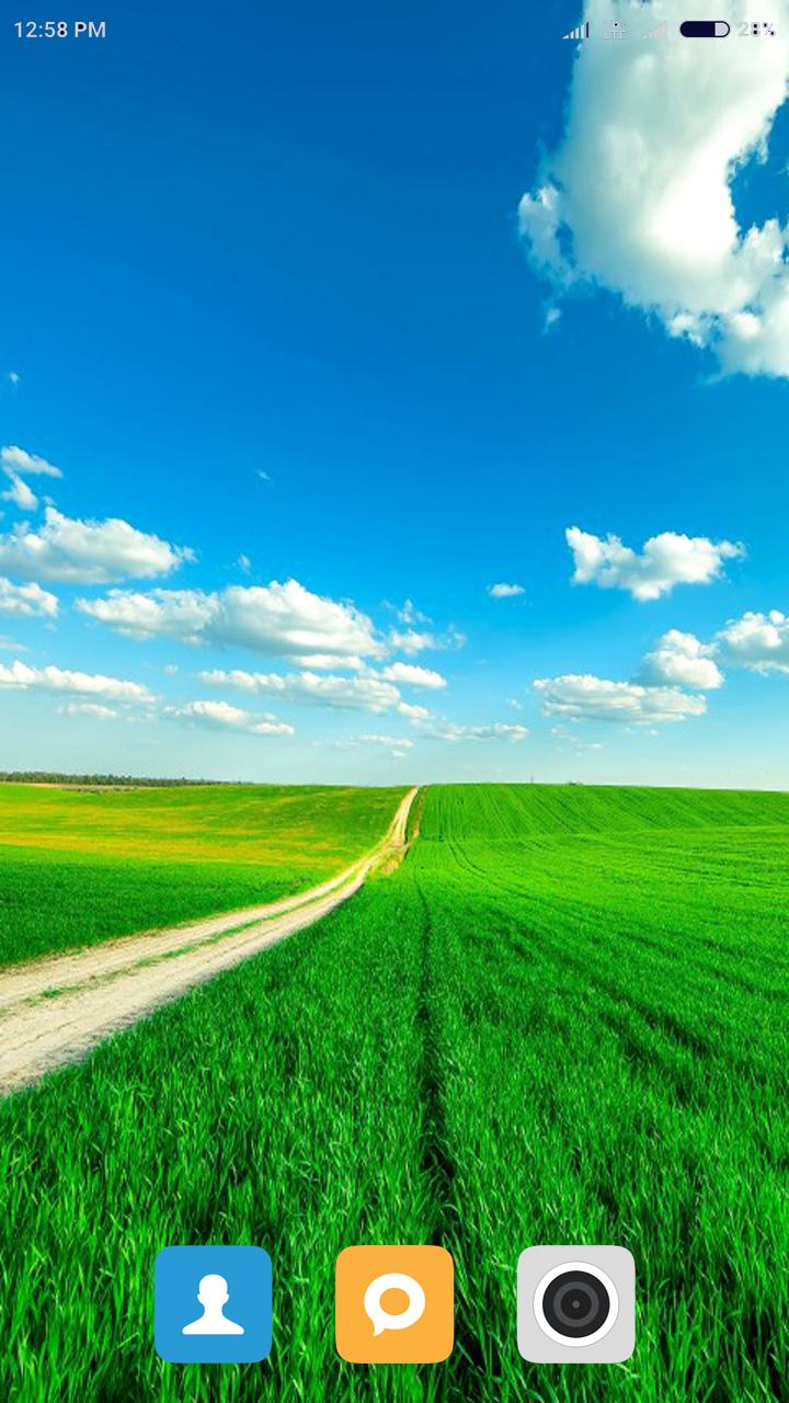 Sentiero in campo verde, 720x1280 Verticale, Telefono