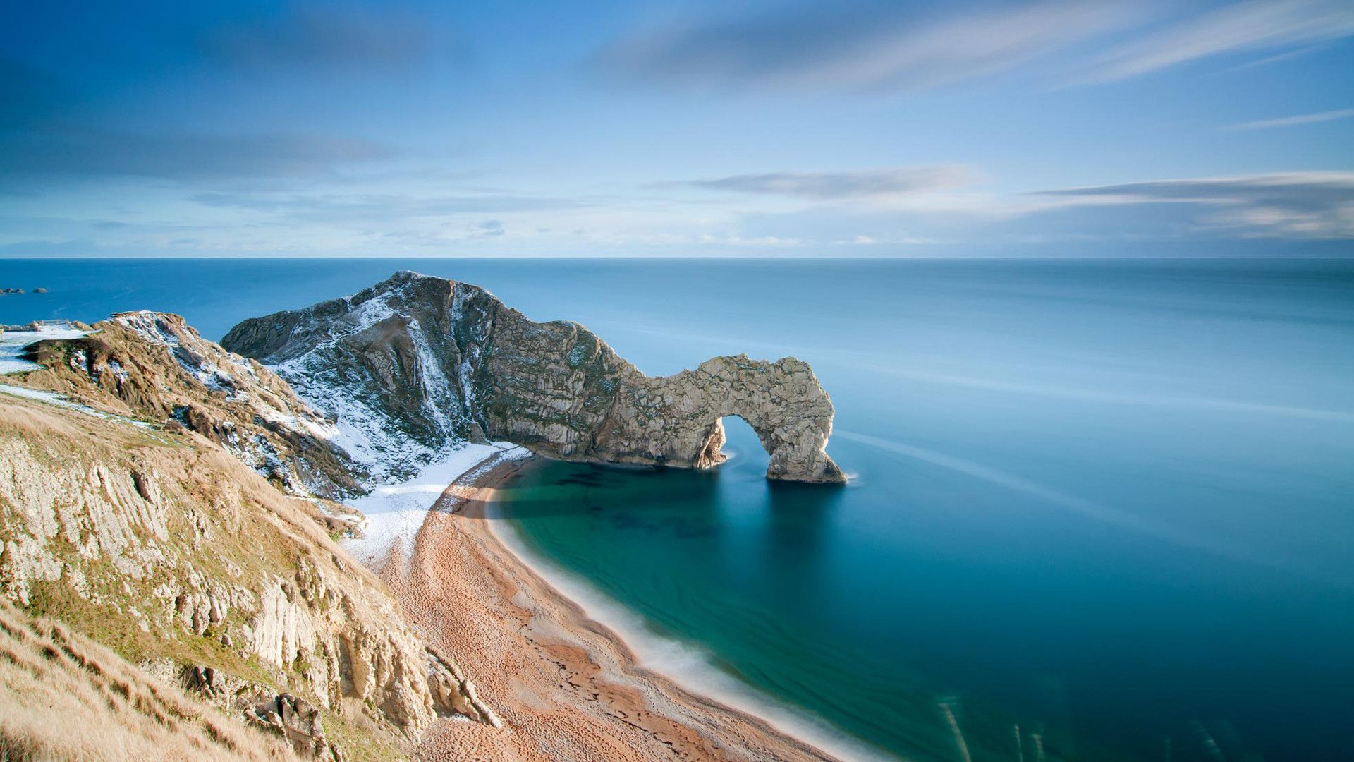 Arco roccioso Durdle Door mare, 1920x1080 Full HD 1080p, Desktop