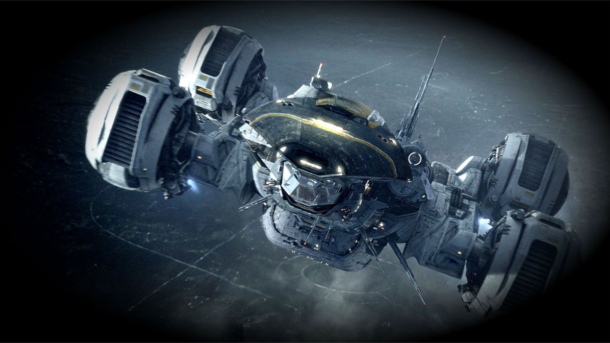 Astronave aliena stile Prometheus, 1244x700 HD, PC Desktop