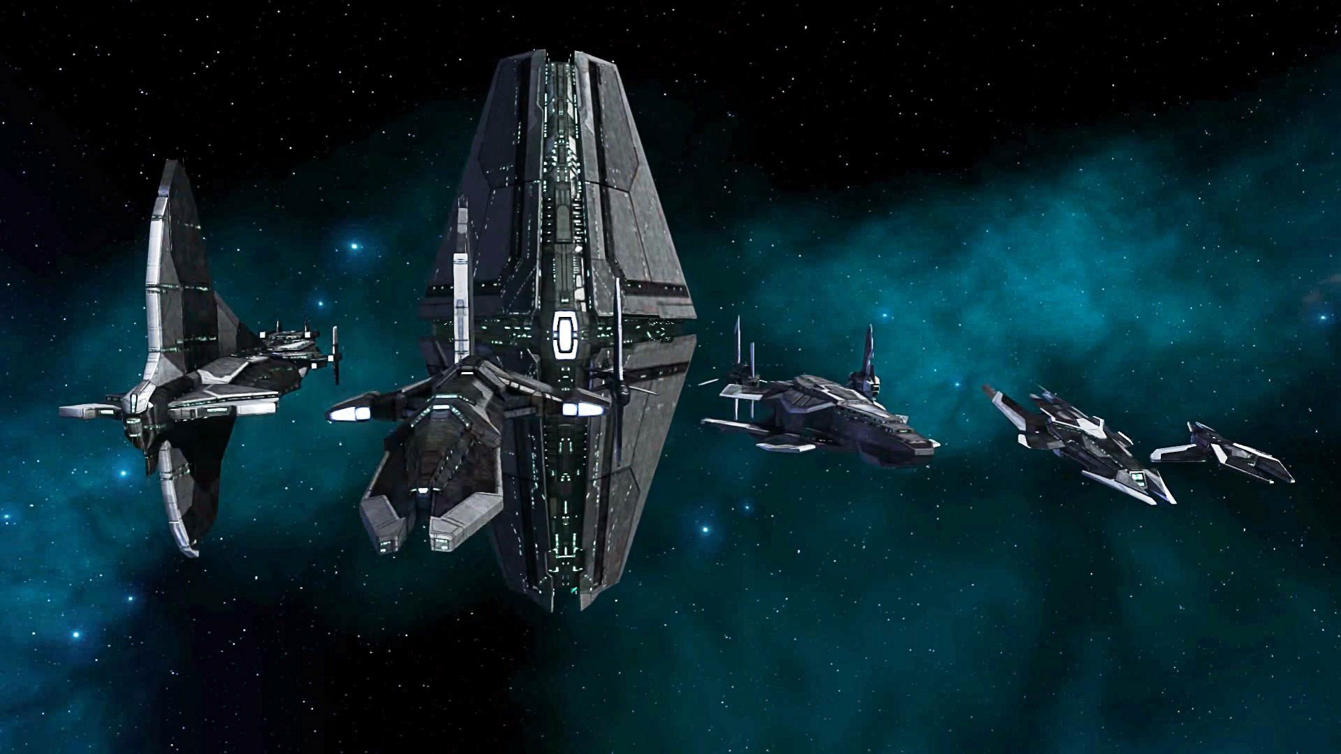 Astronavi aliene nello spazio, 1920x1080 1080p, PC
