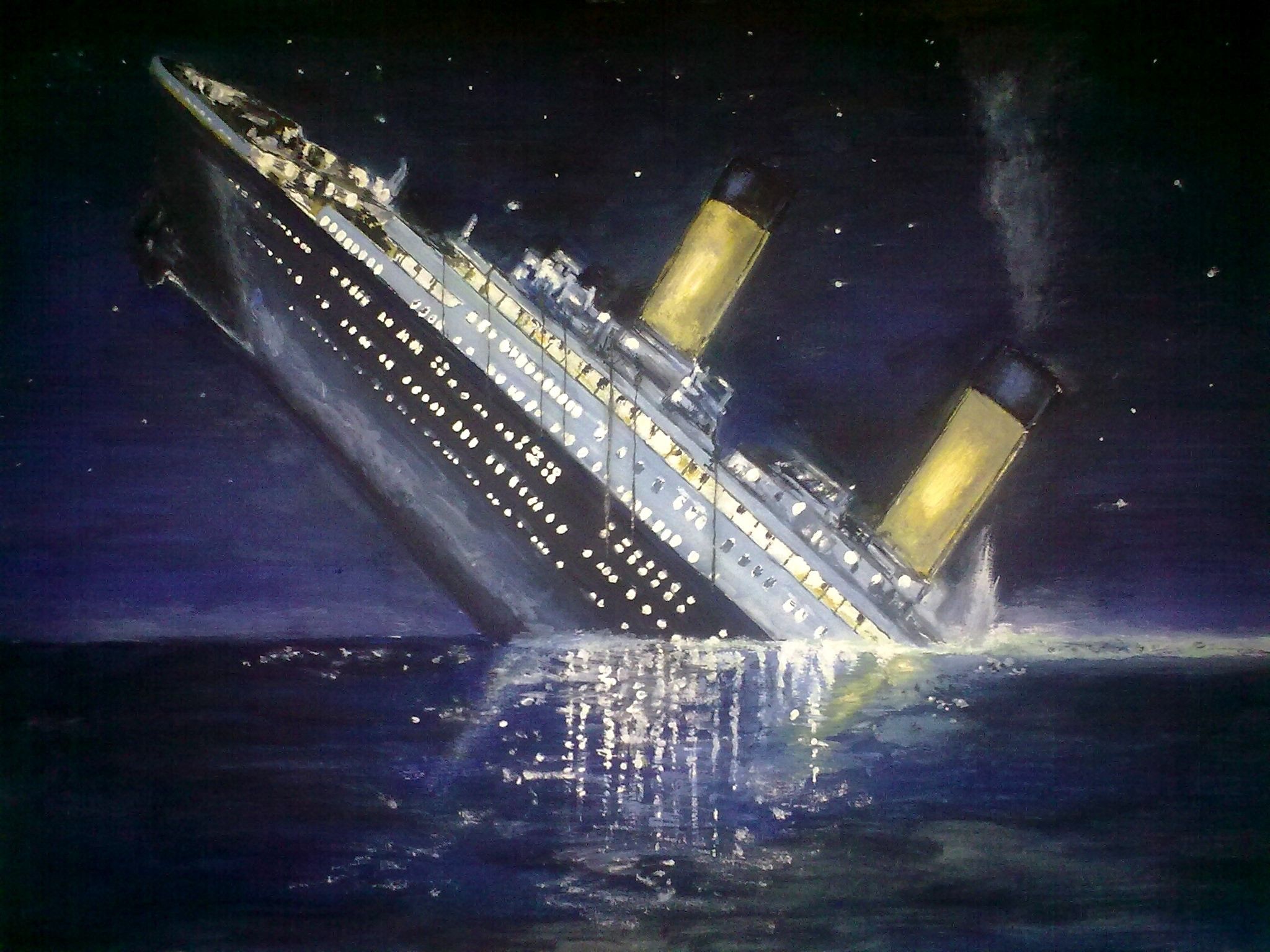 Nave Titanic in mare, 1920x1200 Full HD+, Desktop