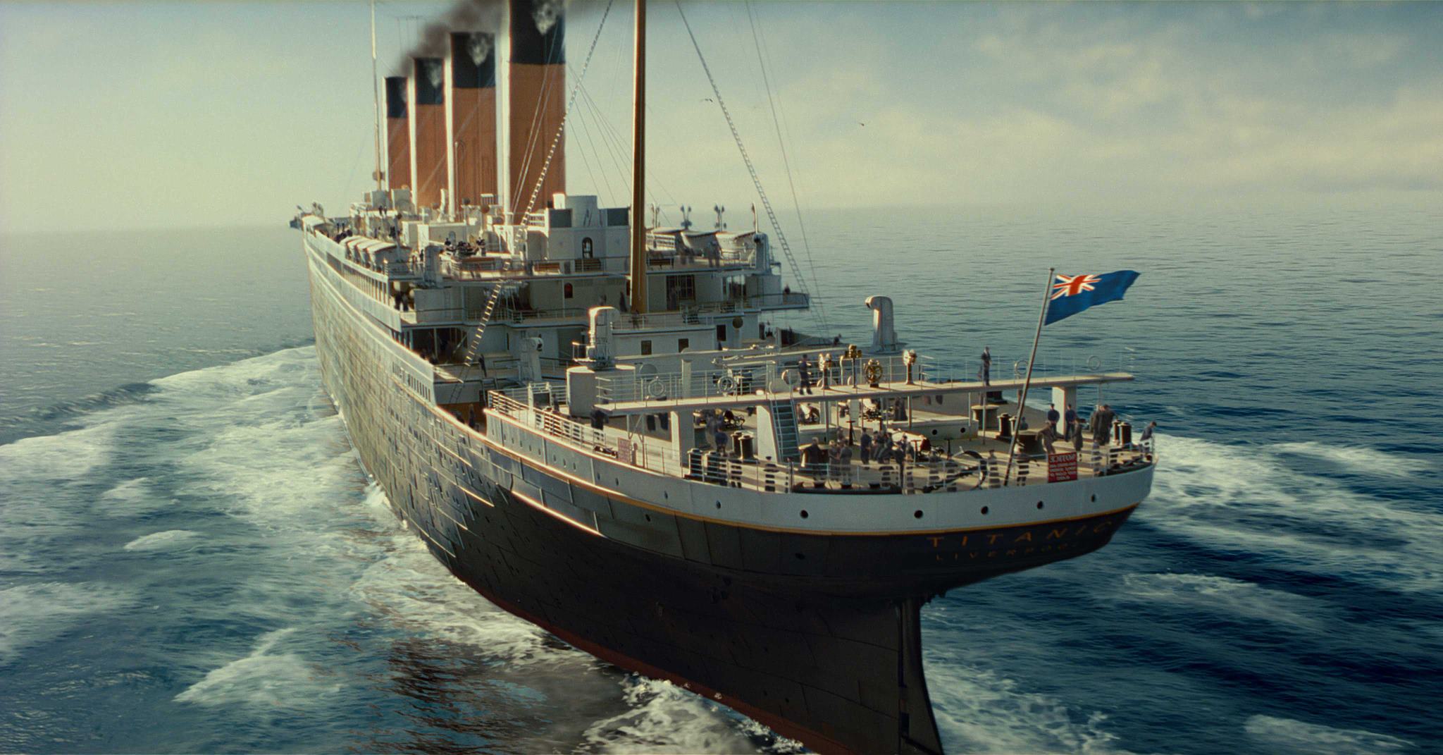 Nave Titanic in mare, 2048x1071 Hi-Res, Desktop