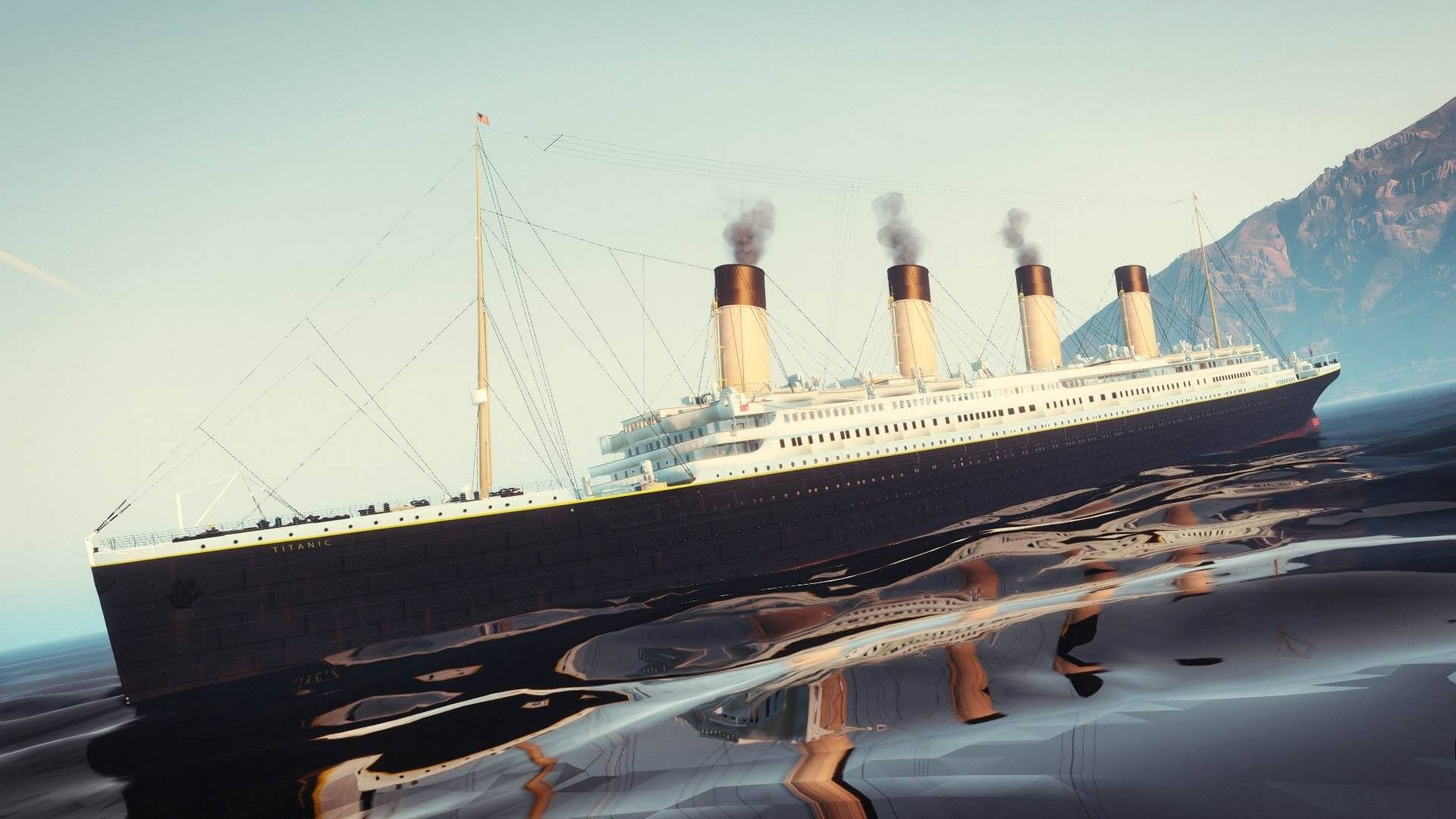 Nave Titanic in mare, 2000x1144 alta risoluzione, Desktop