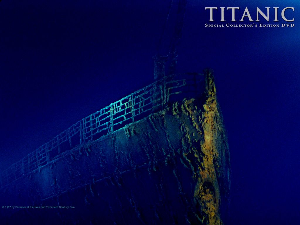 Nave Titanic tra iceberg notte, 1920x1080 1080p, PC