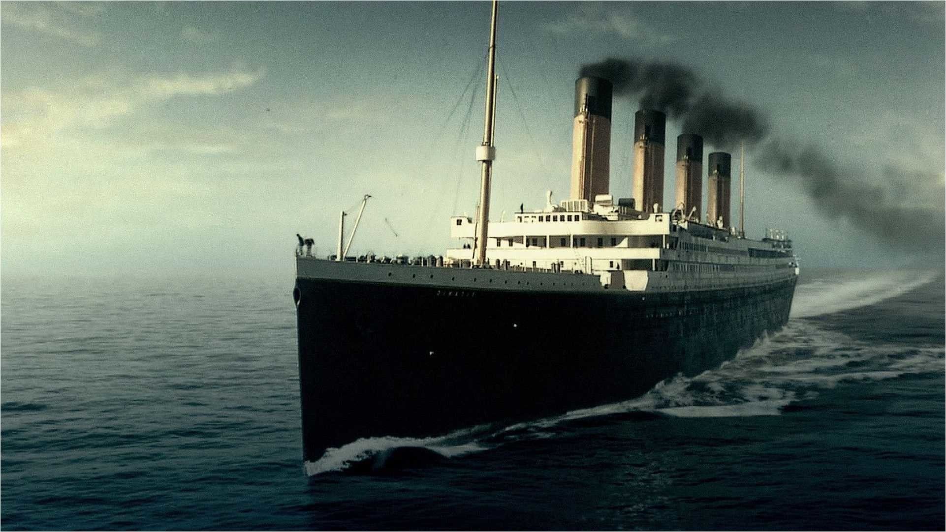 Nave Titanic in mare, dipinto, 1332x850 720p, Laptop