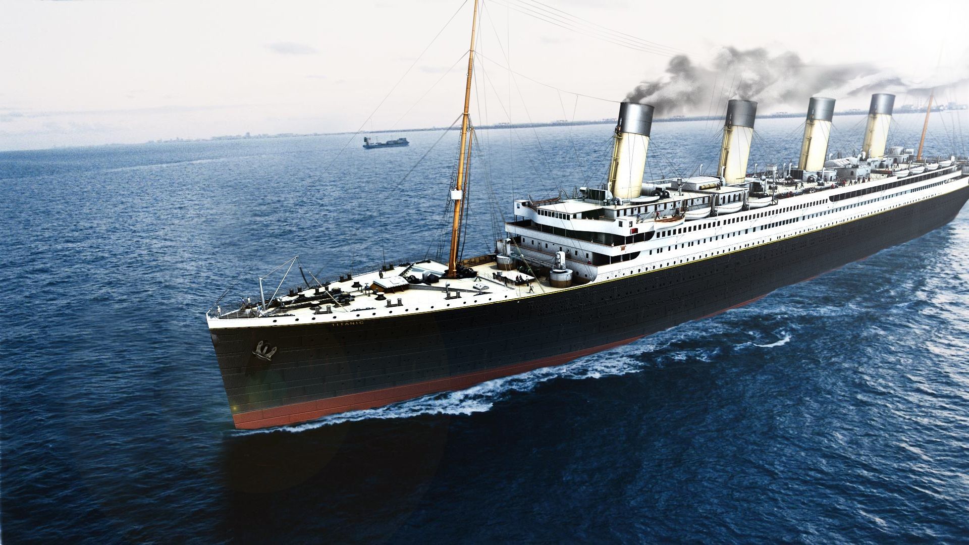 Nave Titanic in mare, 1920x1080 Full HD 1080p, Desktop