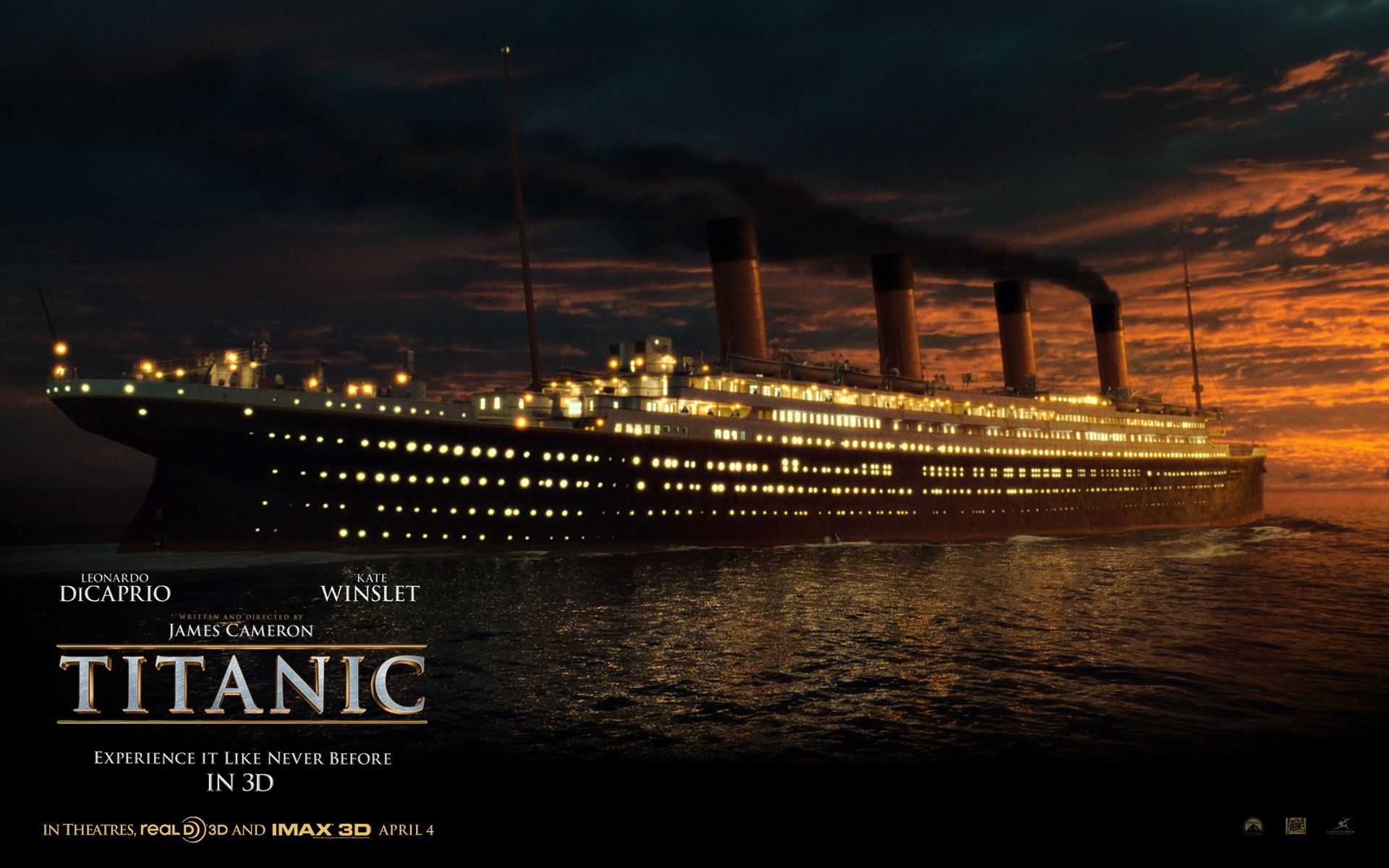 Nave Titanic al tramonto, 1920x1200 WUXGA, Laptop