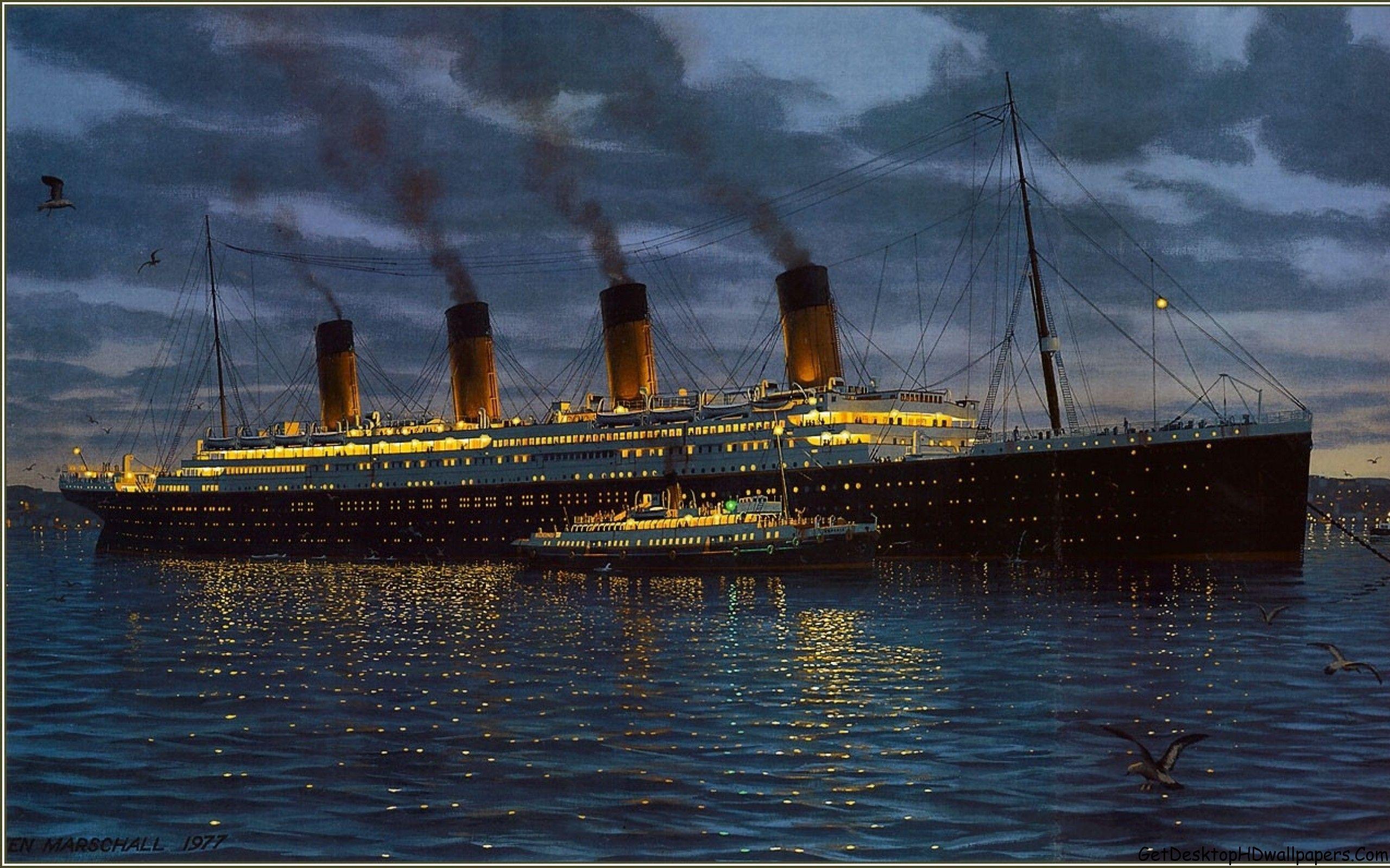 Nave Titanic di notte, 2560x1600 WQXGA, MacBook Pro