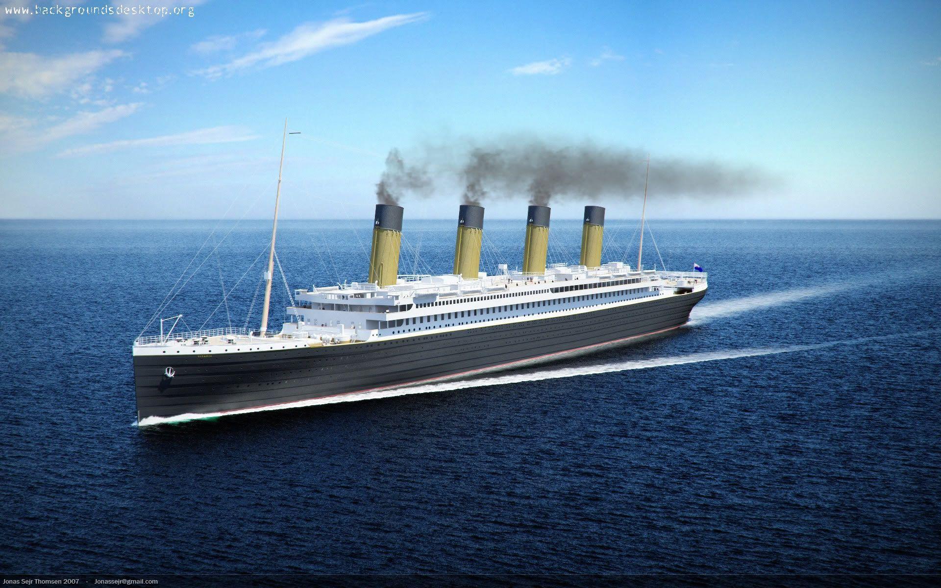 Nave Titanic sul mare, 1922x1082 1080p, Desktop