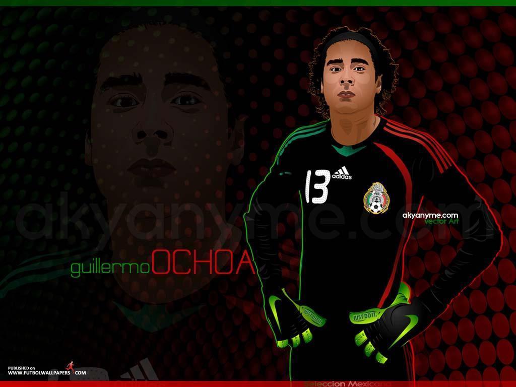 Guillermo Ochoa portiere Messico, 1024x768 HD, iMac