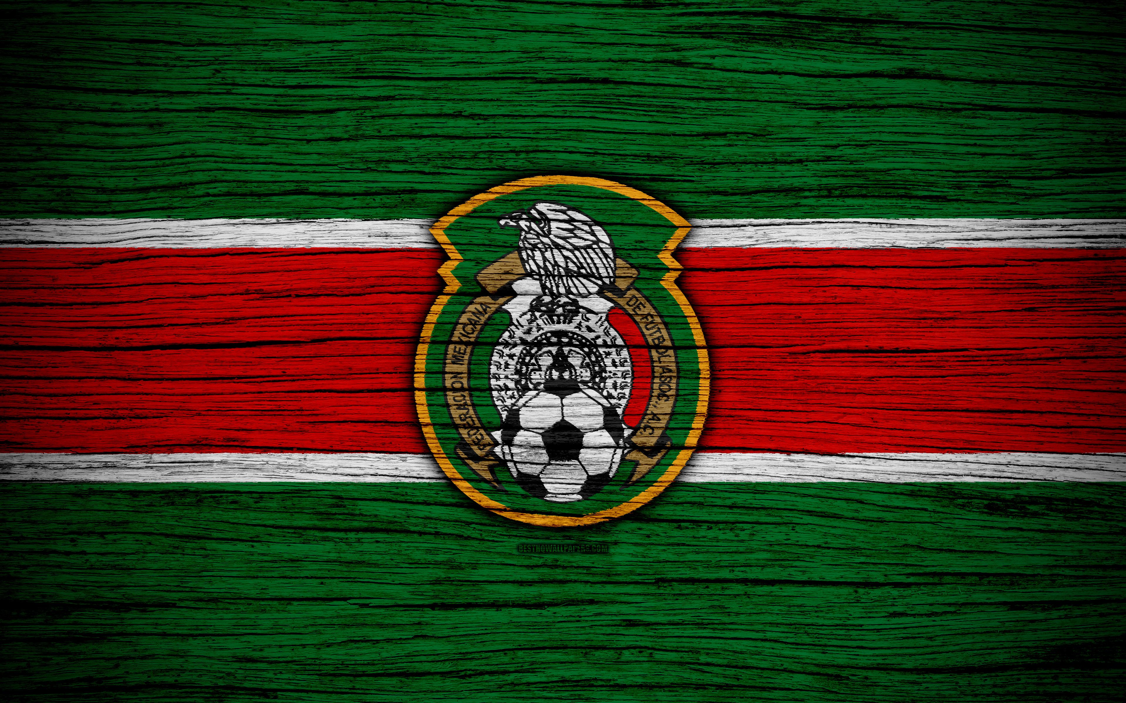 Logo Nazionale calcio Messico, 3840x2400 Ultra HD, 4K TV