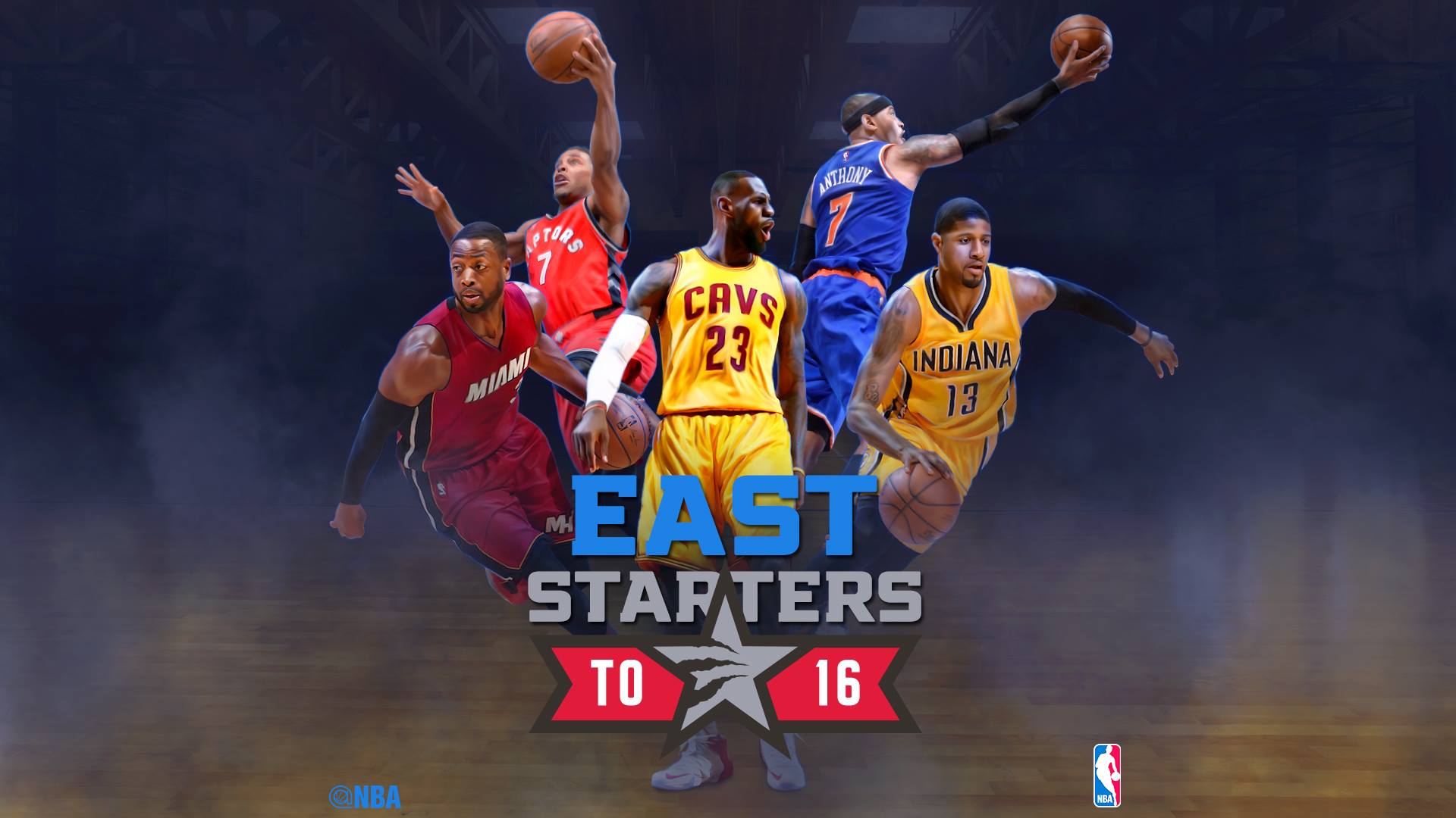 NBA All Star Est titolari, 1920x1080 Full HD, Desktop
