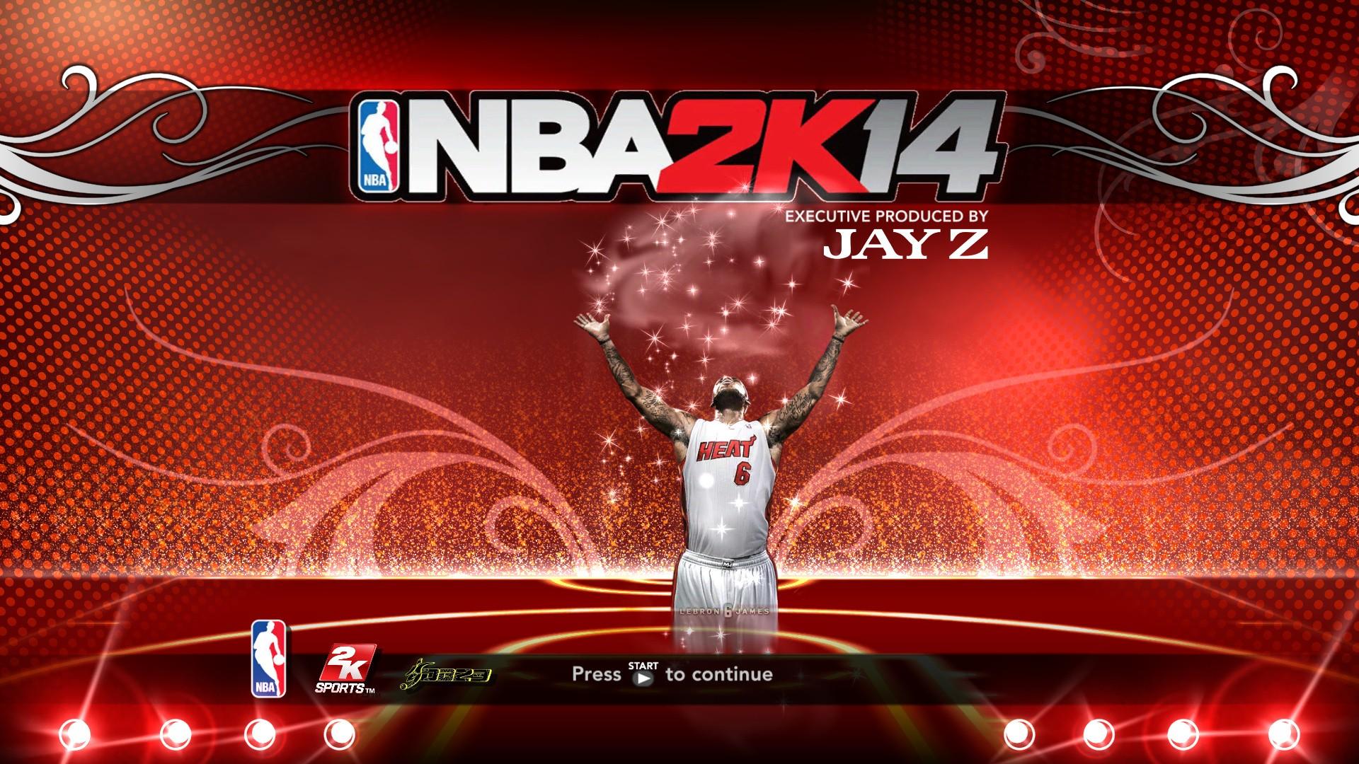 NBA 2K14 schermata titolo, 1920x1080 Full HD, PC