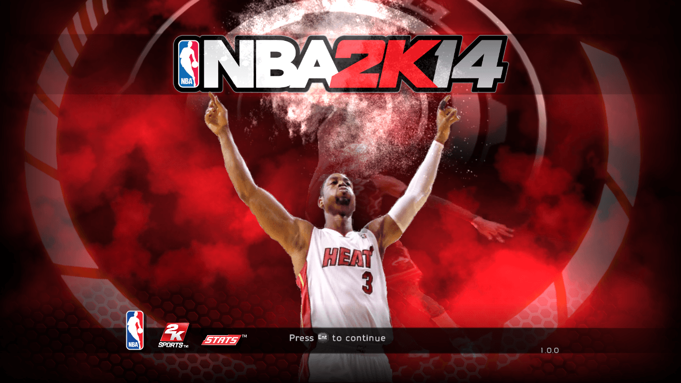 Dwyane Wade schermata titolo NBA 2K14, Miami Heat, 1364x768 720p, Laptop