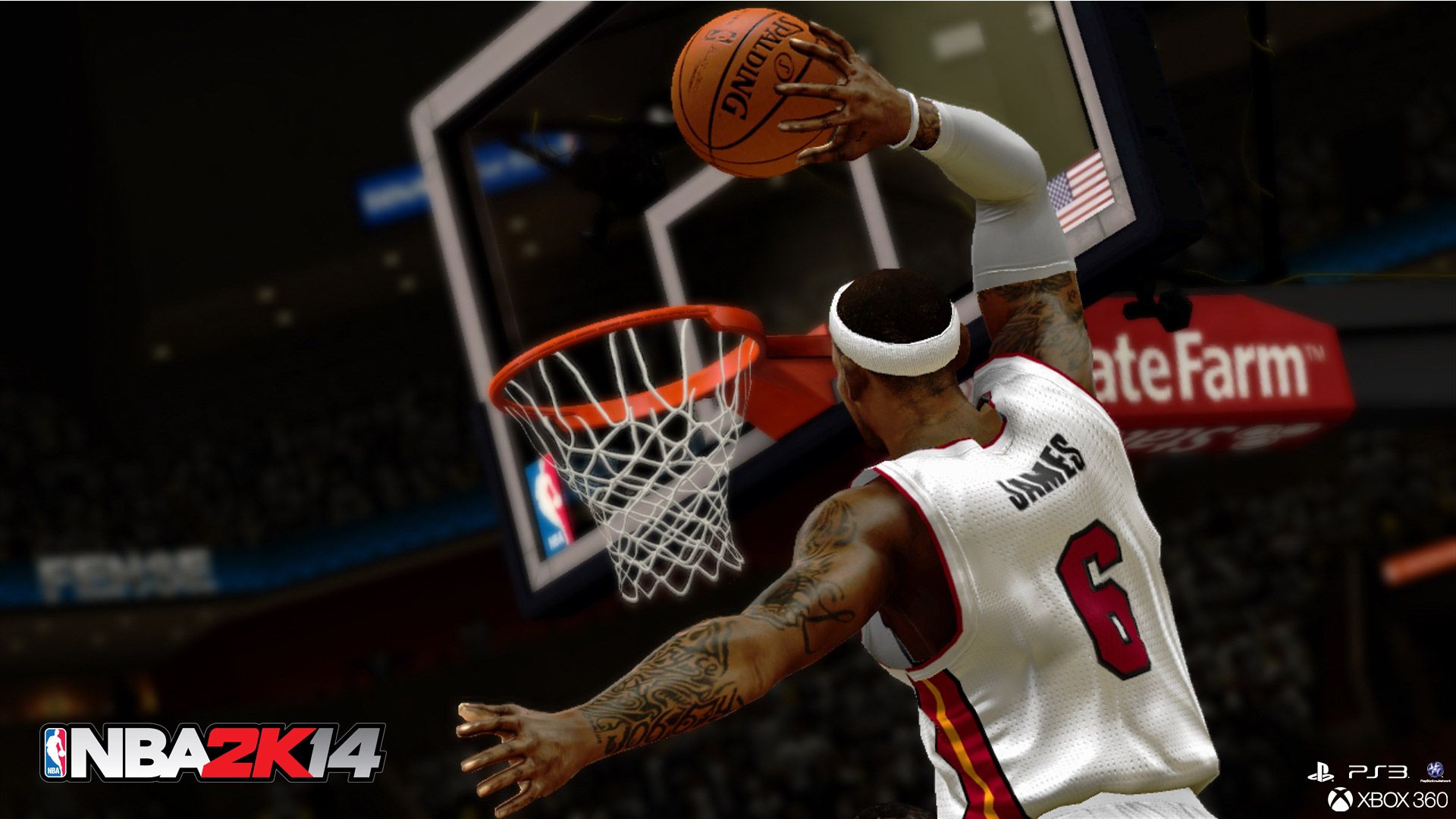 Giocatore basket schiacciata NBA 2K14, basket americano, 1920x1080 1080p, Desktop