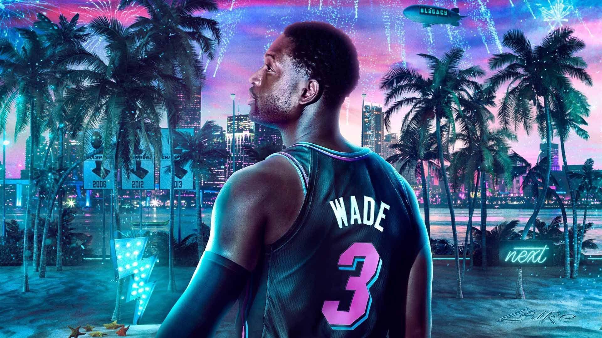 Dwyane Wade NBA 2K20, basket americano, 1920x1080 Full HD, Desktop