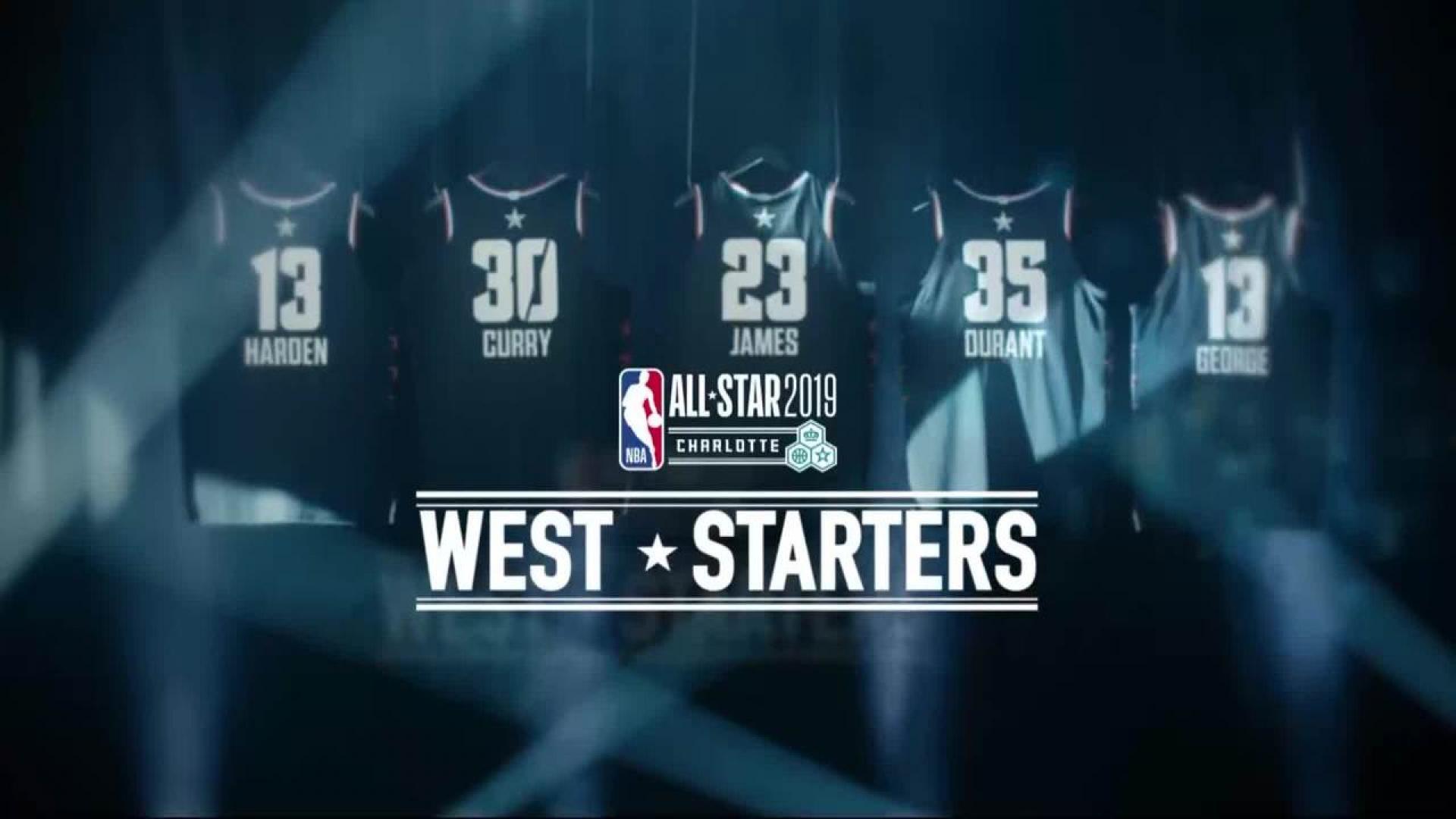 Maglie NBA All-Star West Starters, 1920x1080 1080p, PC