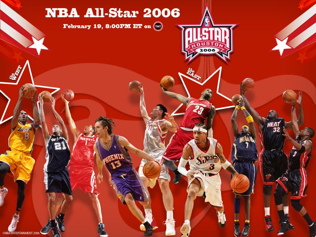 NBA All-Star 2006 giocatori, 1024x768 HD, iMac