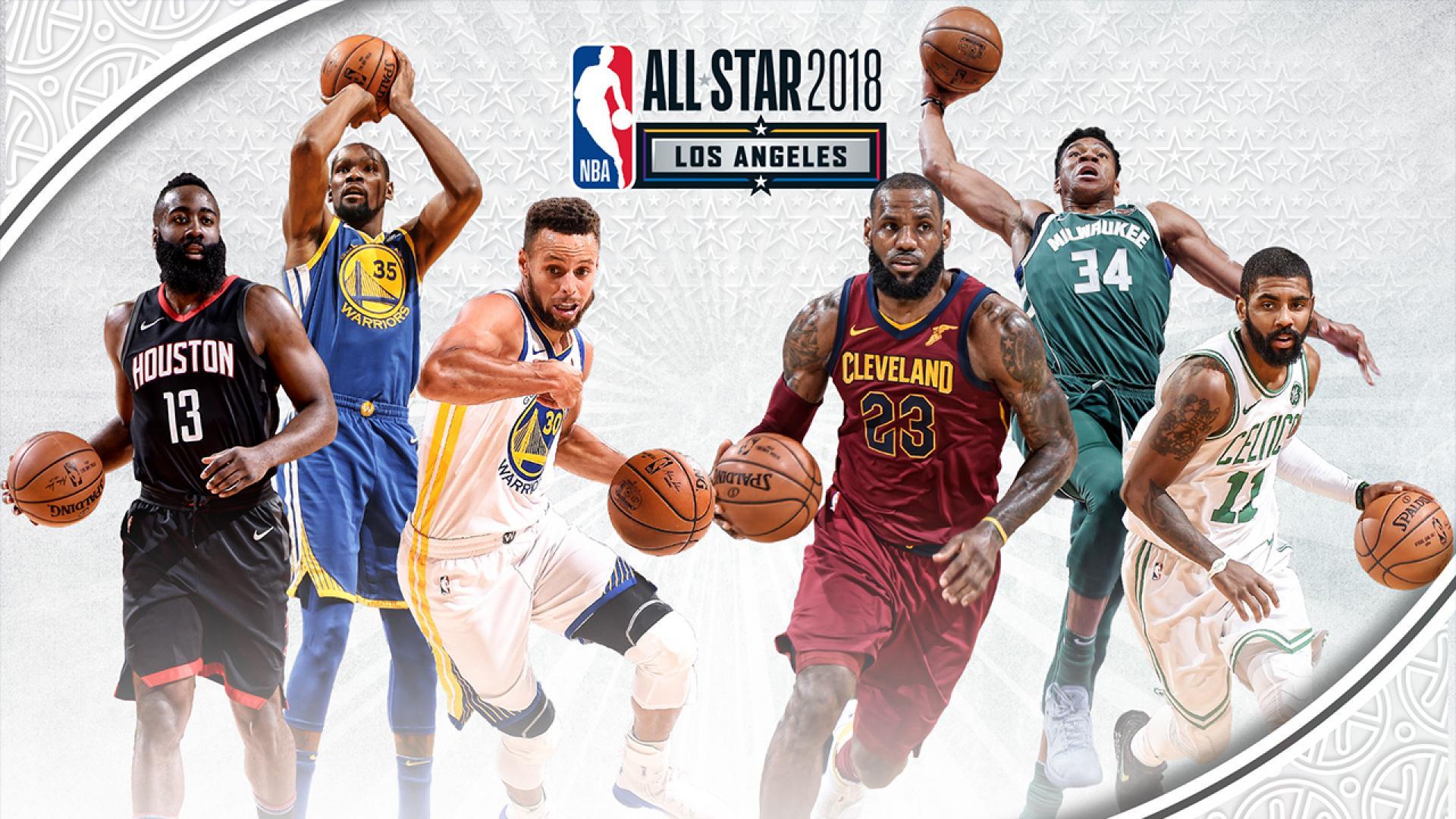 Giocatori NBA All-Star 2018, 1920x1080 1080p, Laptop