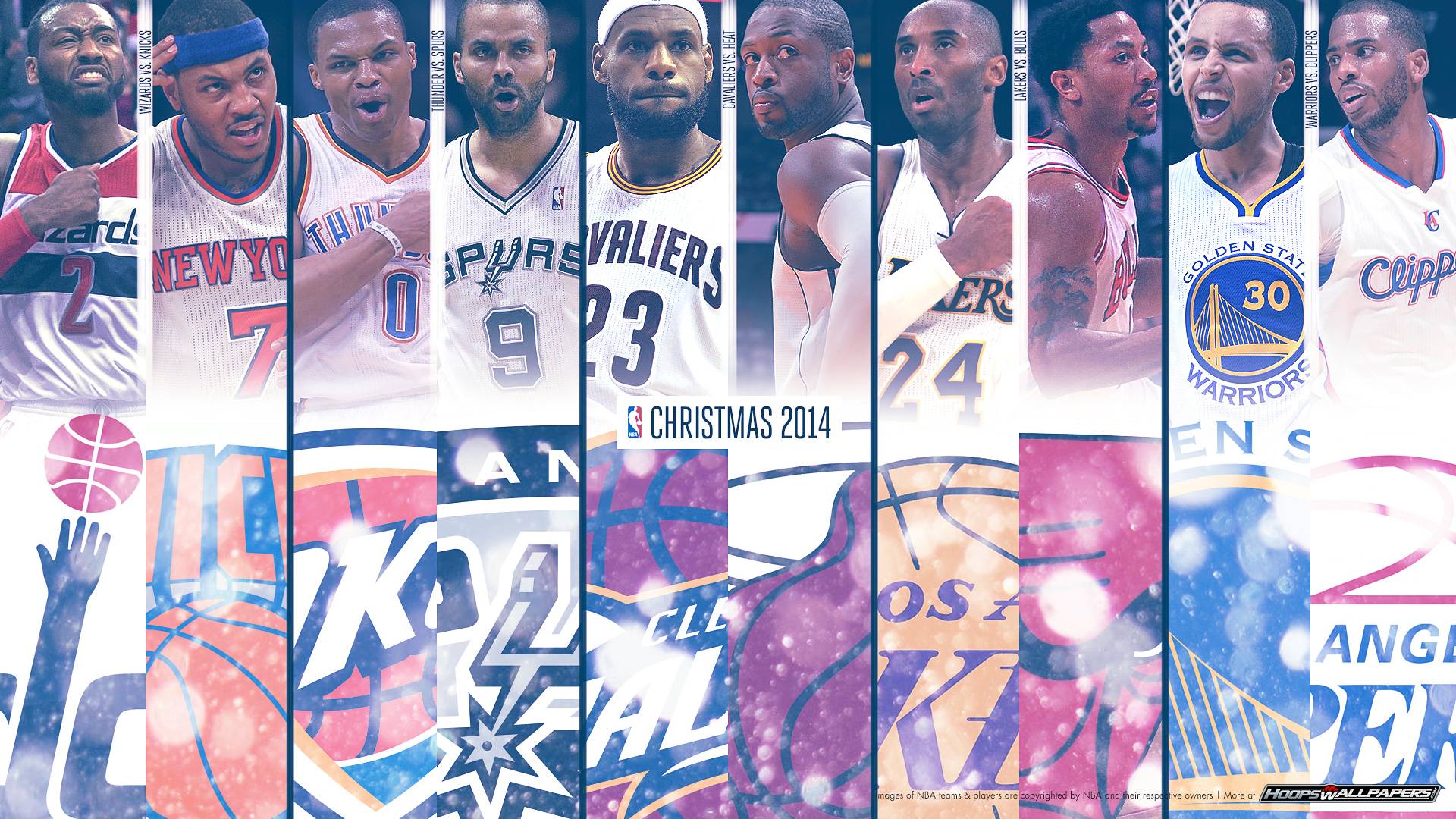 Collage giocatori NBA All Star, 1920x1080 Full HD 1080p, PC