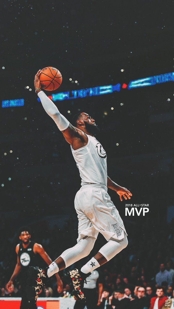 LeBron James schiacciata basket, Los Angeles Lakers, 675x1200 Full HD Verticale, Smartphone