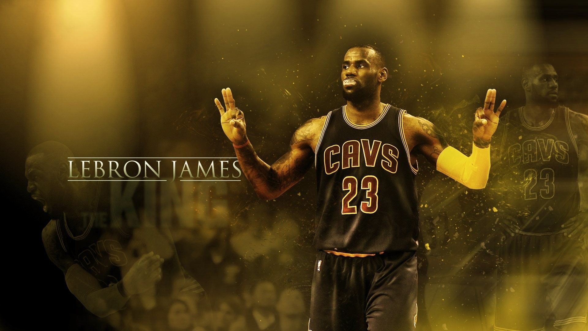 LeBron James Cavaliers basket, NBA, 1920x1080 Full HD, Desktop