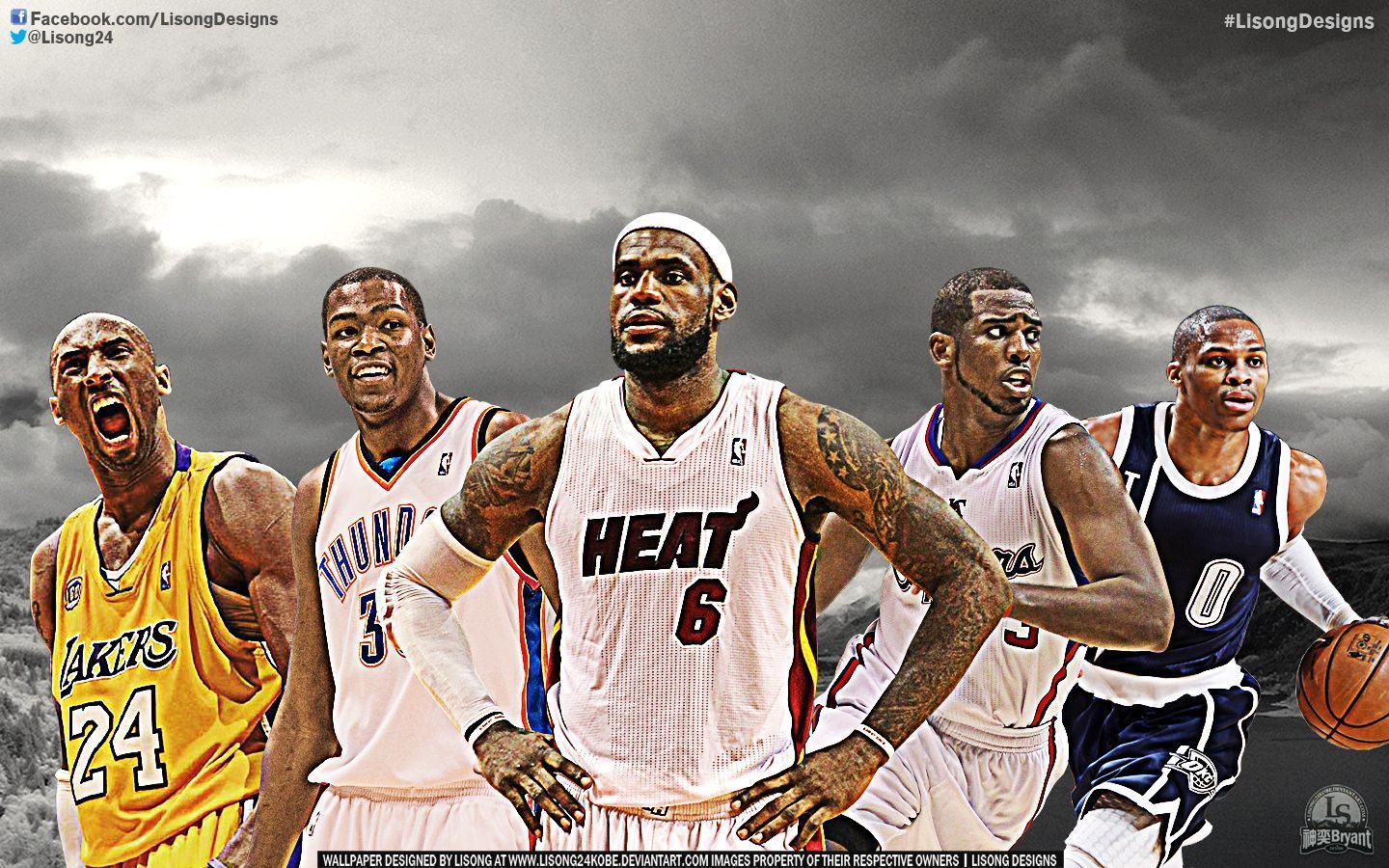 Giocatori NBA gruppo, 1440x900 HD, Desktop