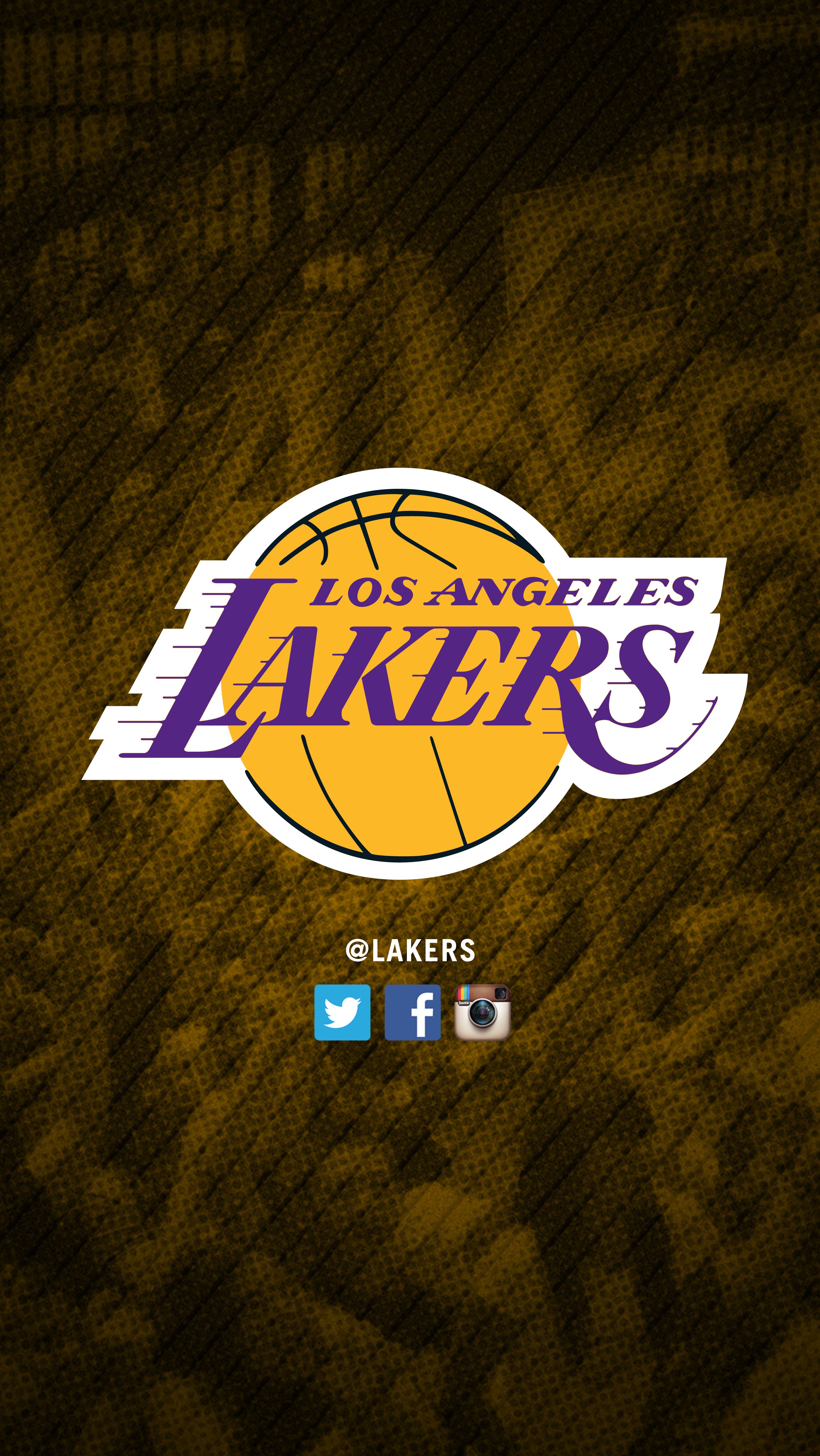 Logo Los Angeles Lakers, 2898x5144 Full HD Verticale, Samsung Galaxy