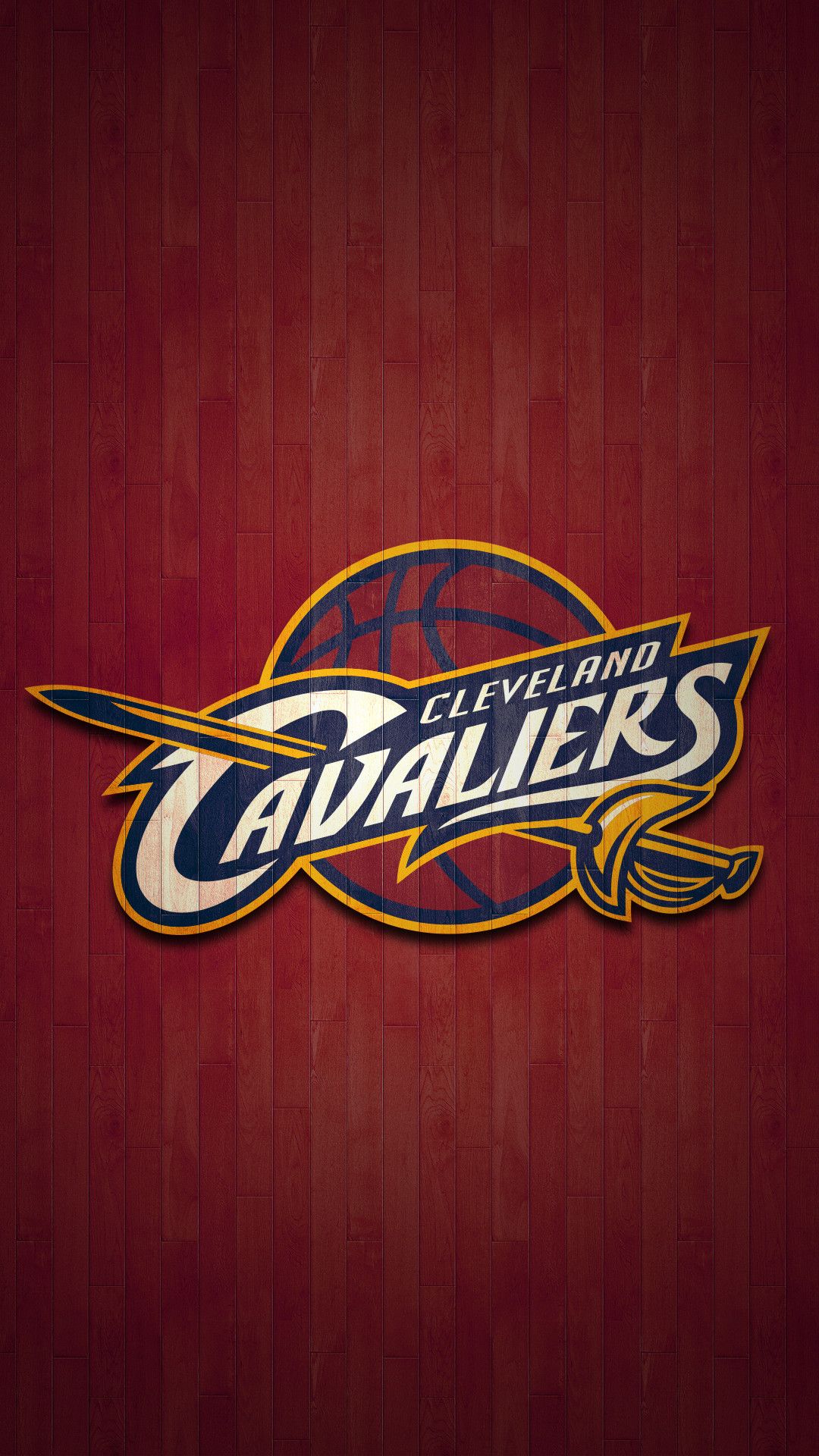 Logo Cleveland Cavaliers NBA, basket americano, 1080x1920 Full HD Verticale, Smartphone