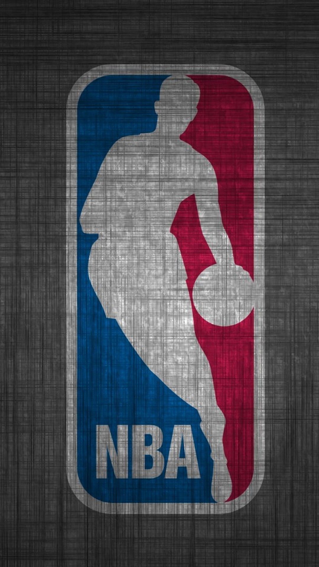 Logo NBA su metallo, 1080x1920 Full HD Verticale, Smartphone