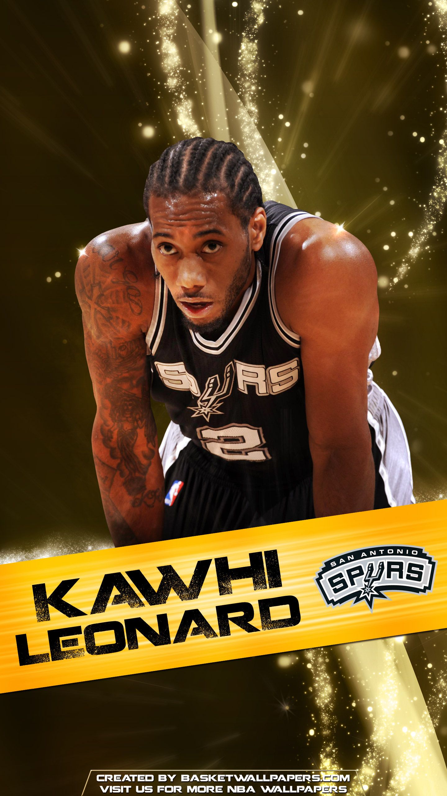 Kawhi Leonard San Antonio Spurs, 1440x2560 Full HD Verticale, Samsung Galaxy