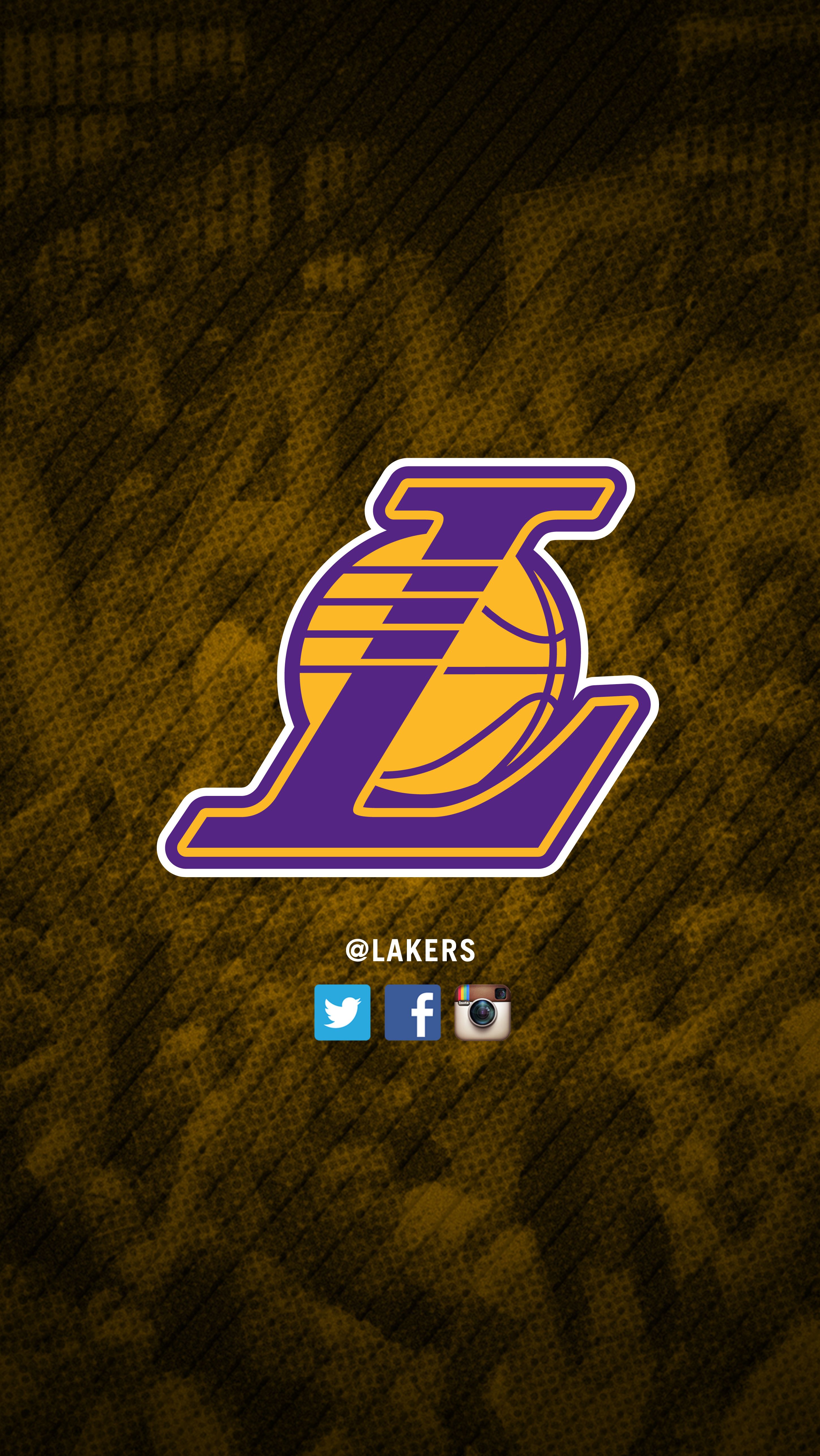 Logo Los Angeles Lakers dorato, California, 2898x5144 Verticale, Telefono