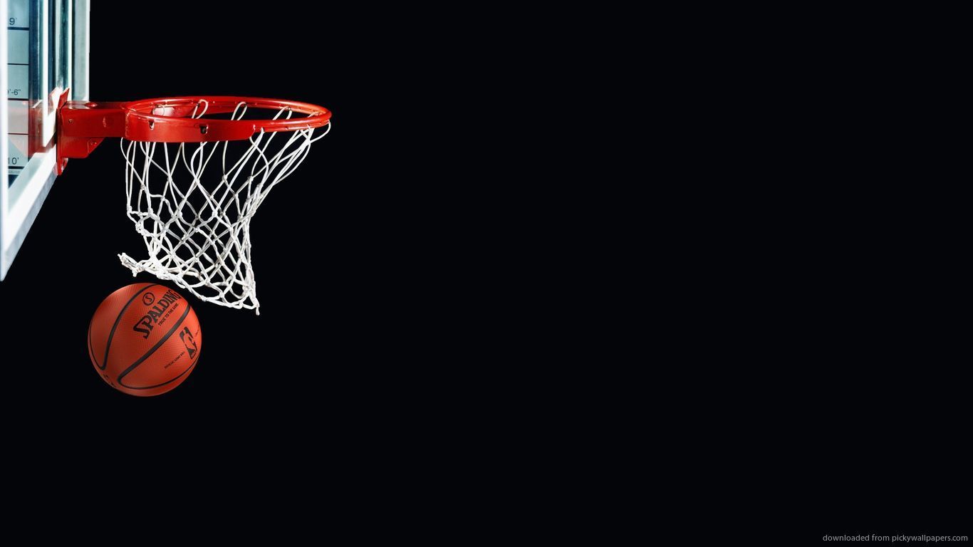 Canestro basket sfondo nero, 1366x768 720p, Monitor Gaming