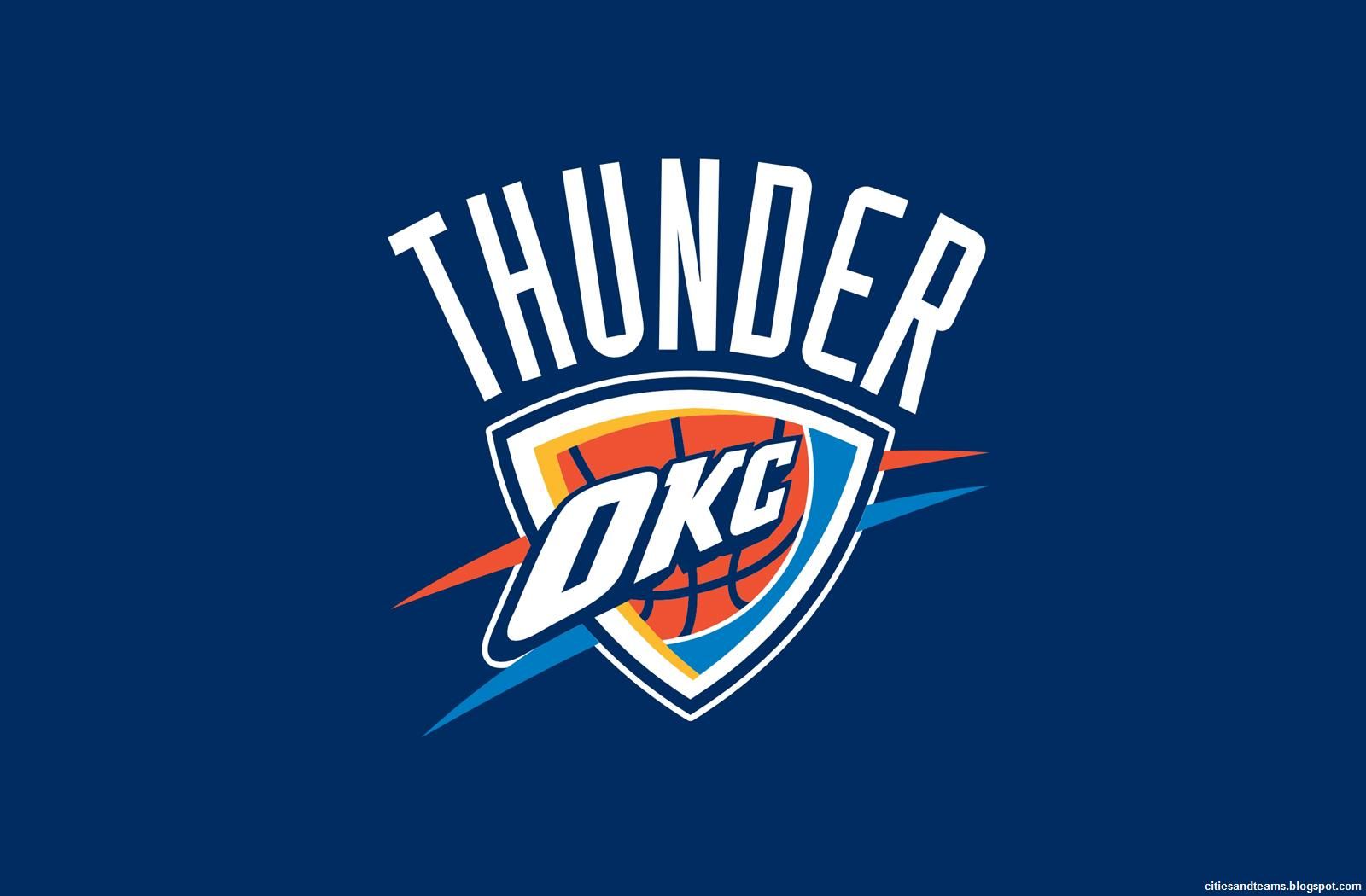 Logo Oklahoma City Thunder NBA, 1600x1050 900p, PC Desktop