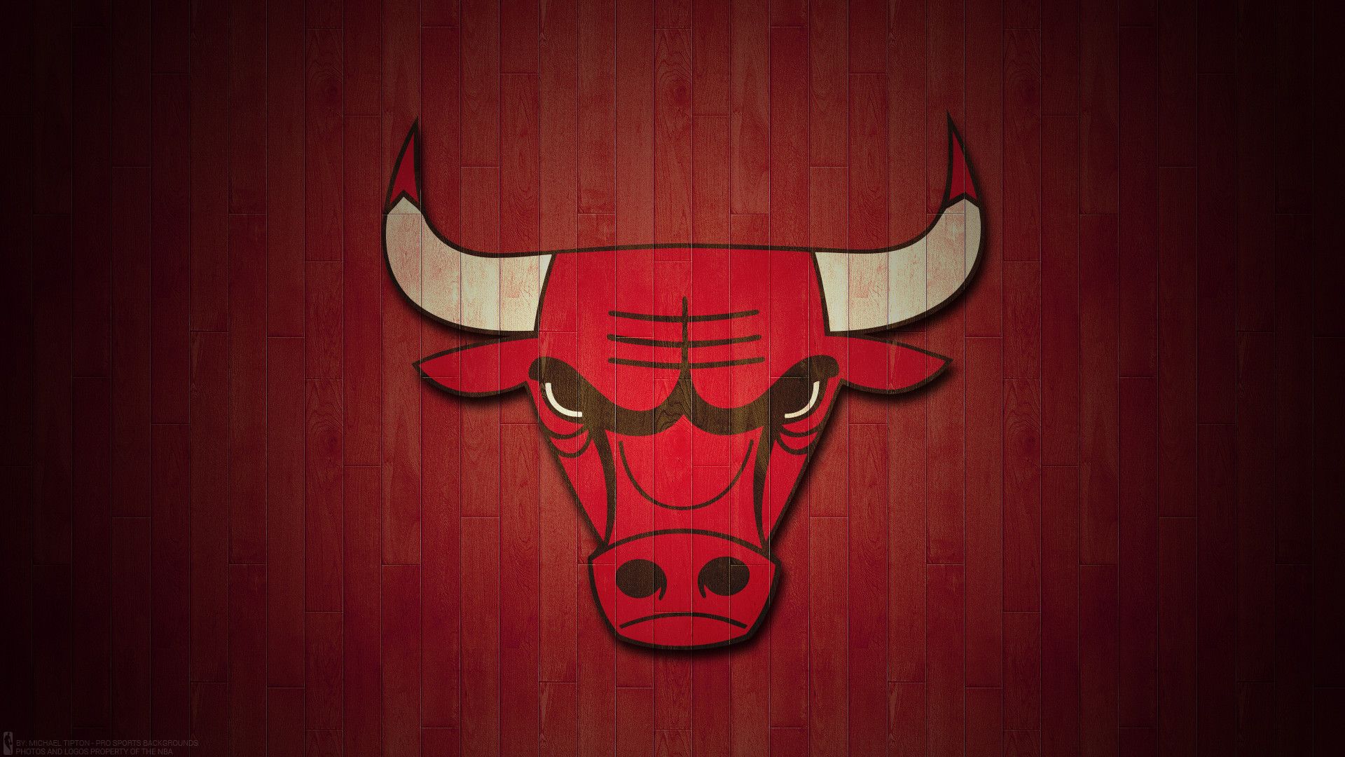 Logo Chicago Bulls NBA, 1920x1080 Full HD, PC Desktop