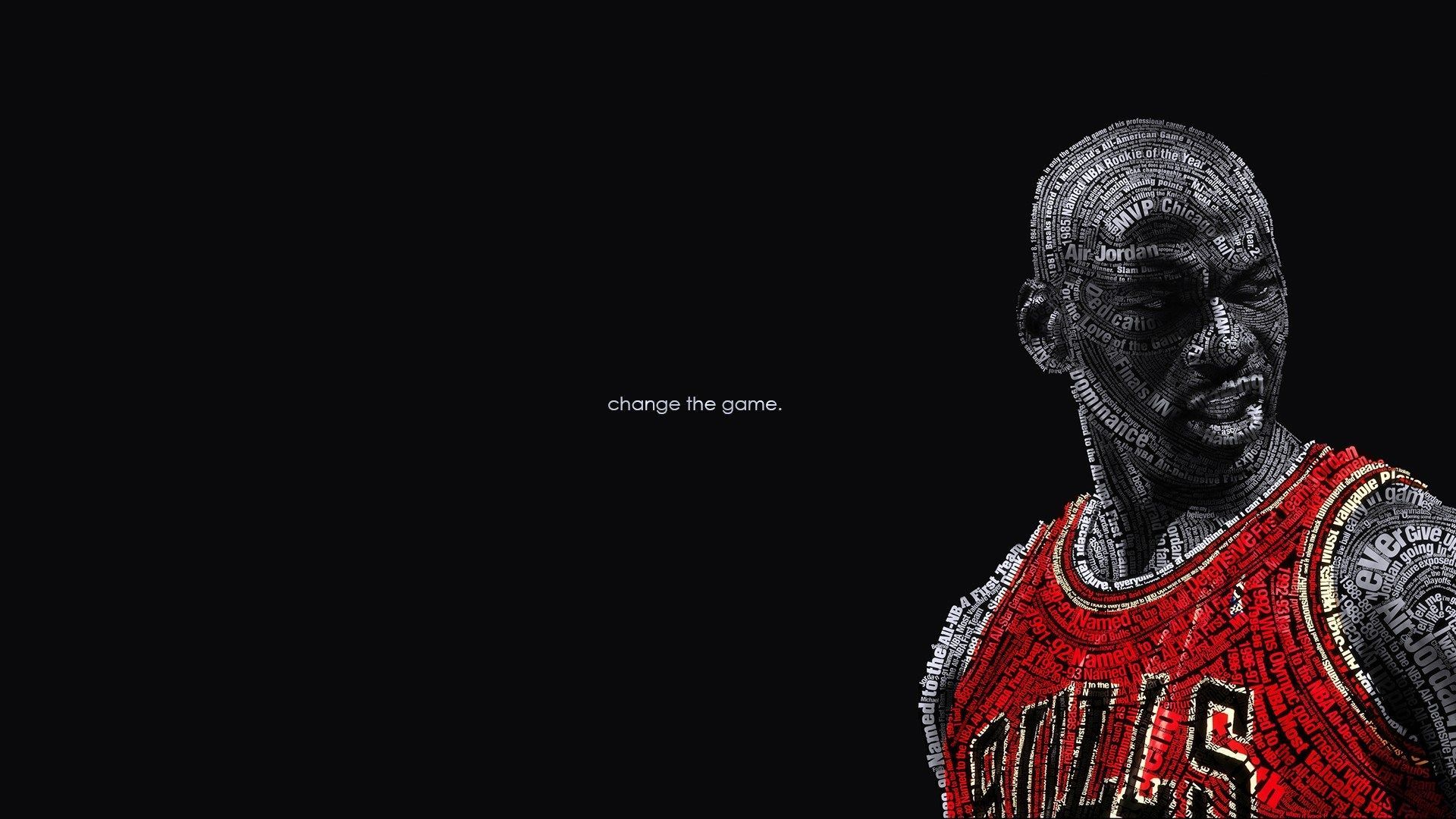 Michael Jordan Chicago Bulls ritratto, numero 23, 1920x1080 Full HD 1080p, PC