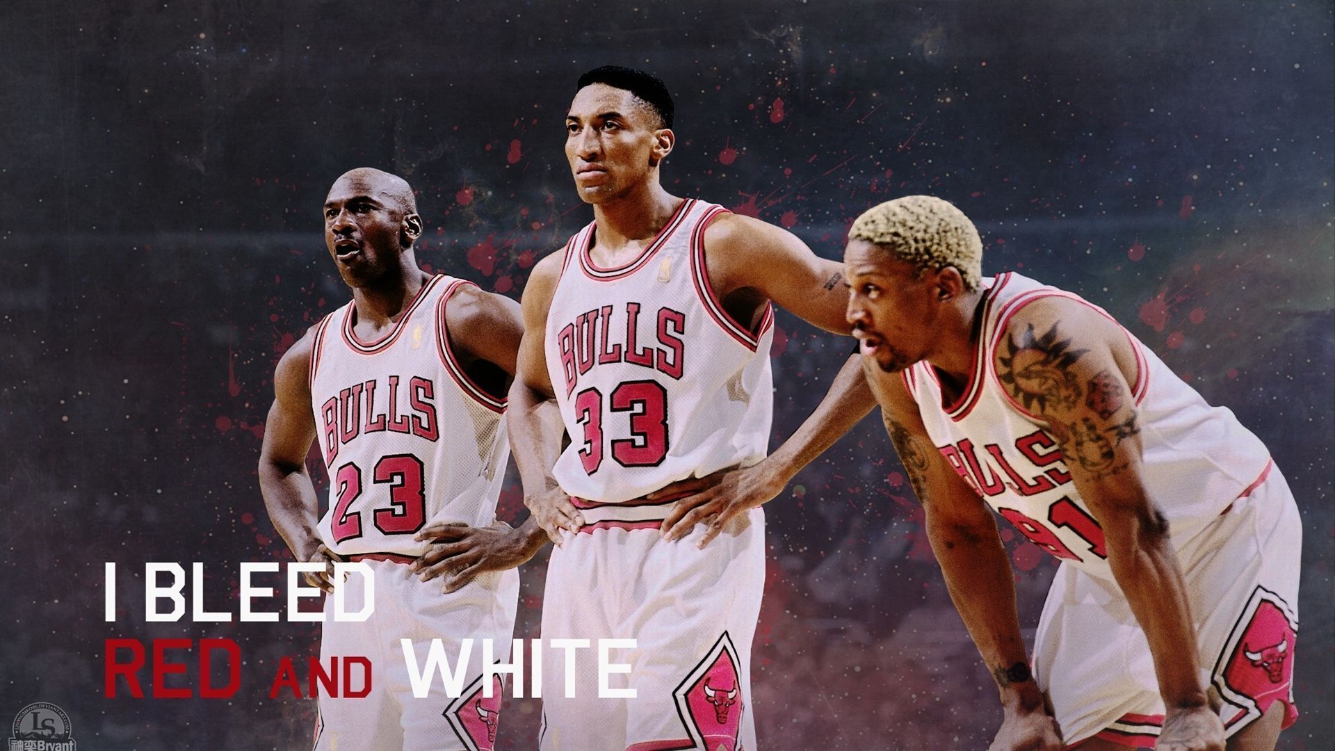 Giocatori Chicago Bulls uniformi bianche, 1920x1080 Full HD 1080p, Laptop