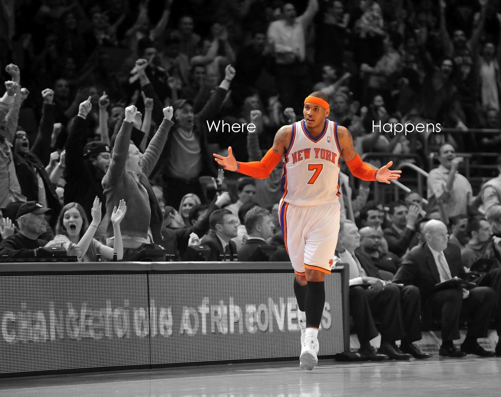 Giocatore New York Knicks numero 7, 1600x1267 900p, PC