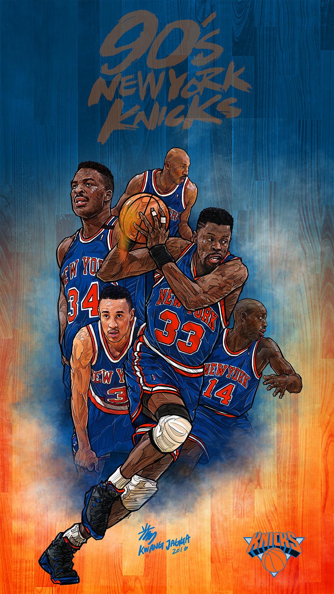 New York Knicks anni 90, 1080x1920 Verticale, Mobile