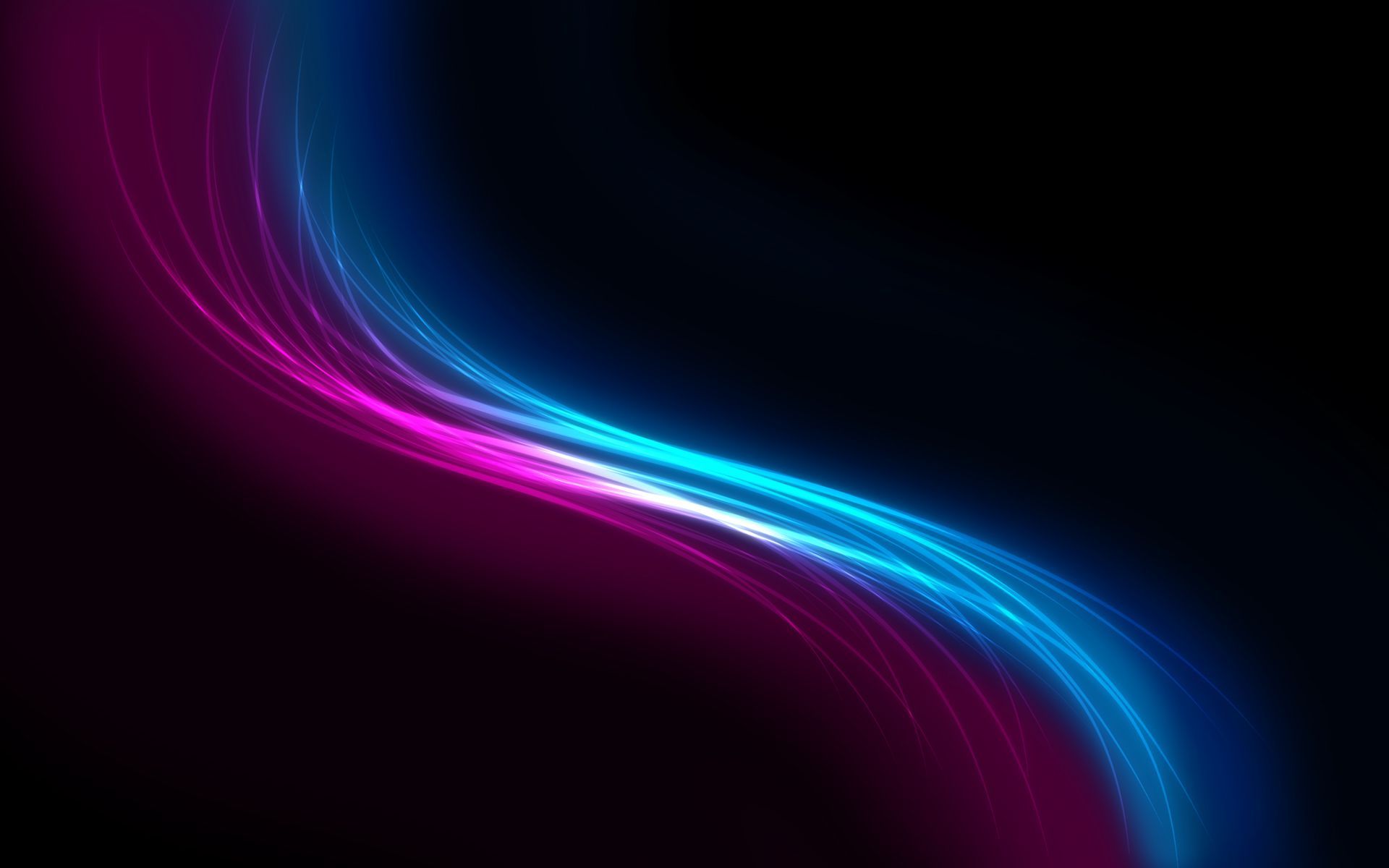 Onde neon blu e viola, 1920x1200 Full HD+ WUXGA, PC