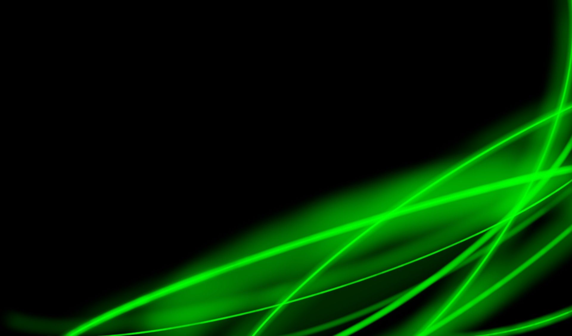 Onde astratte neon verde, 2560x1600 2K+, PC