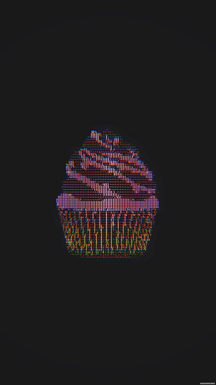 Onde neon blu su nero, 1366x768 720p, PC