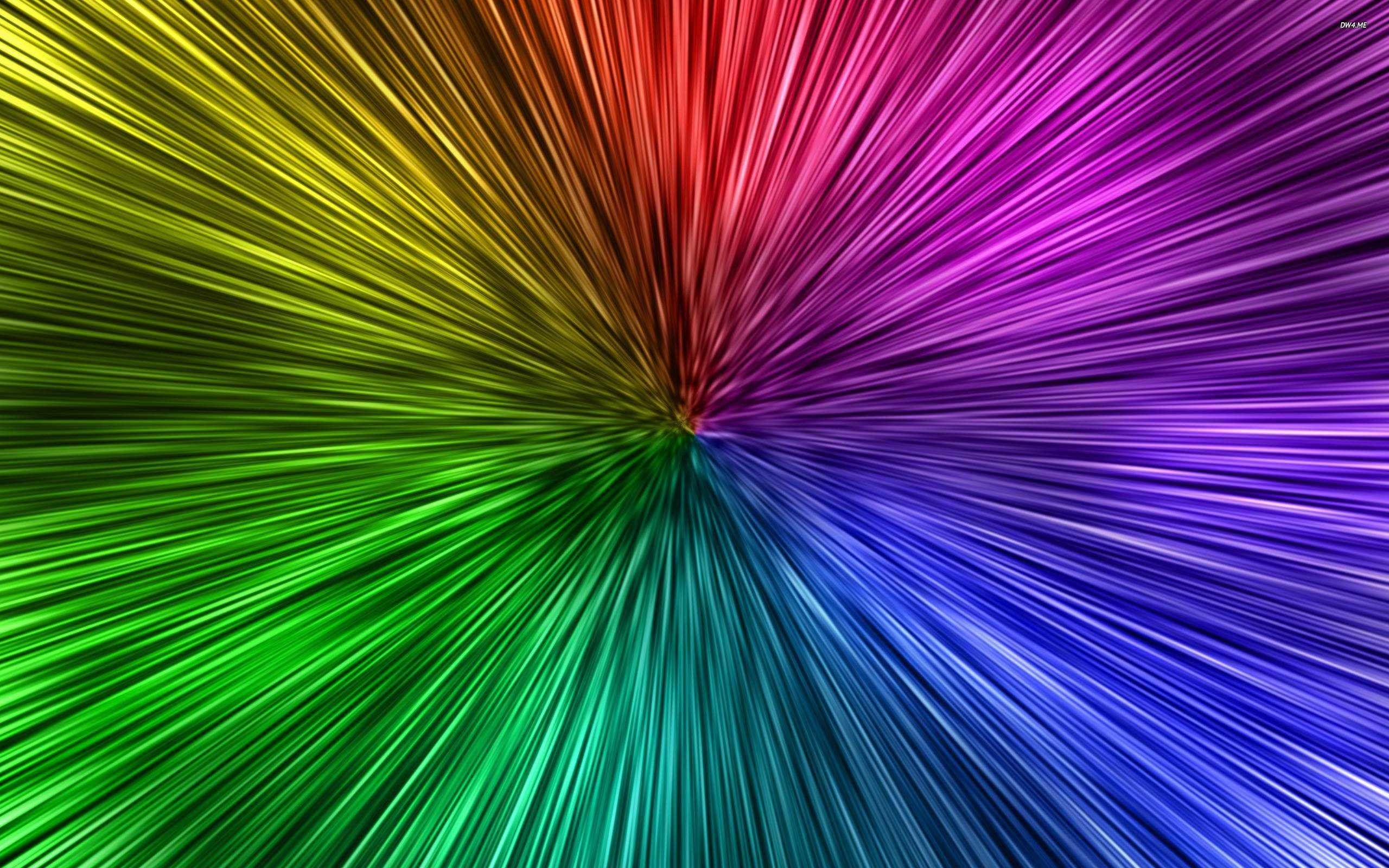 Raggi neon arcobaleno esplosione, 2560x1600 2K+, Desktop