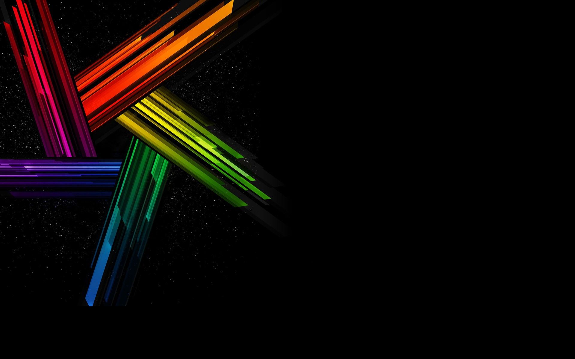 Forma stella neon multicolore, 1920x1200 Full HD+ WUXGA, iMac