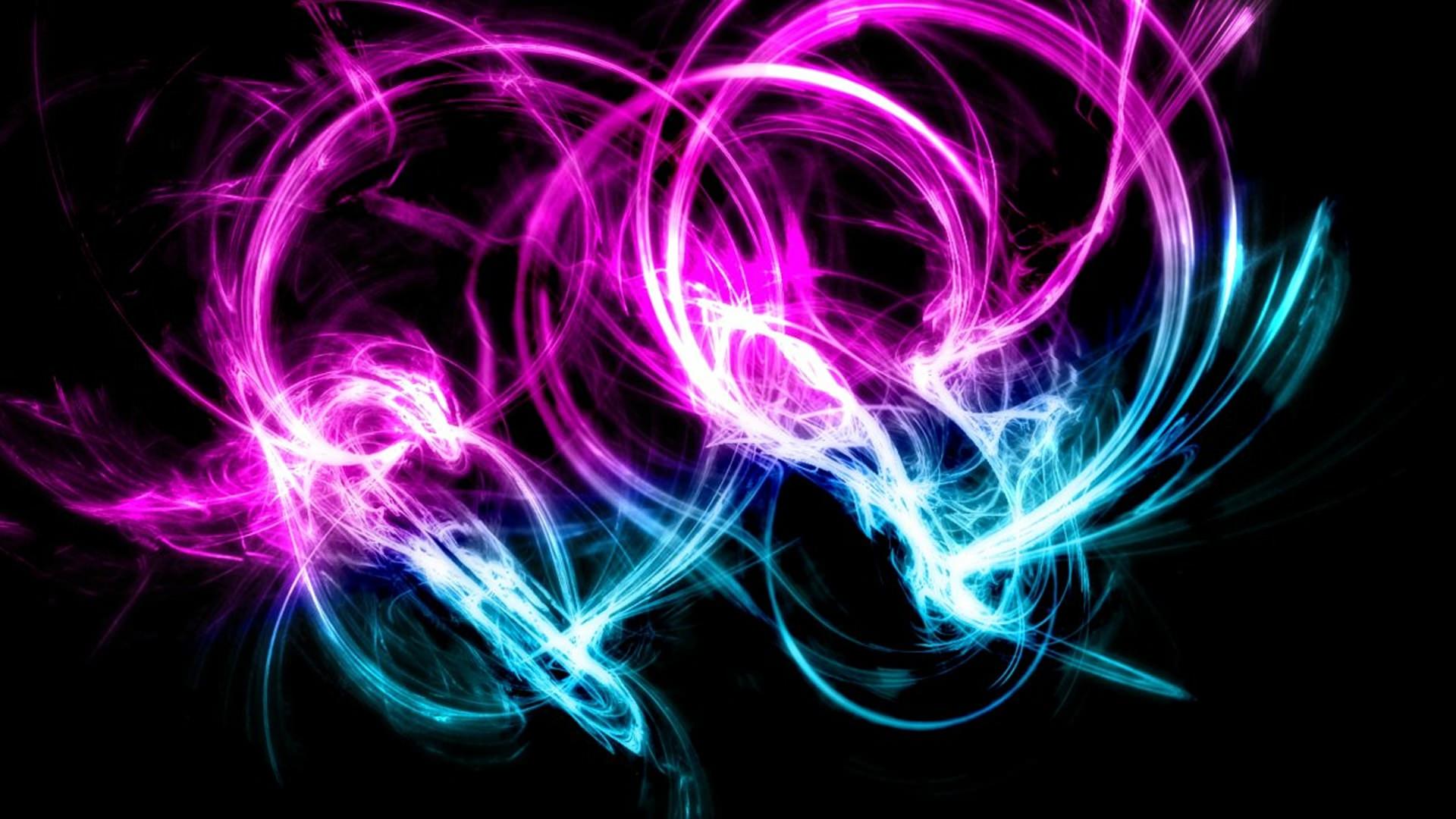 Linee luminose neon astratte, 1920x1080 Full HD, Desktop